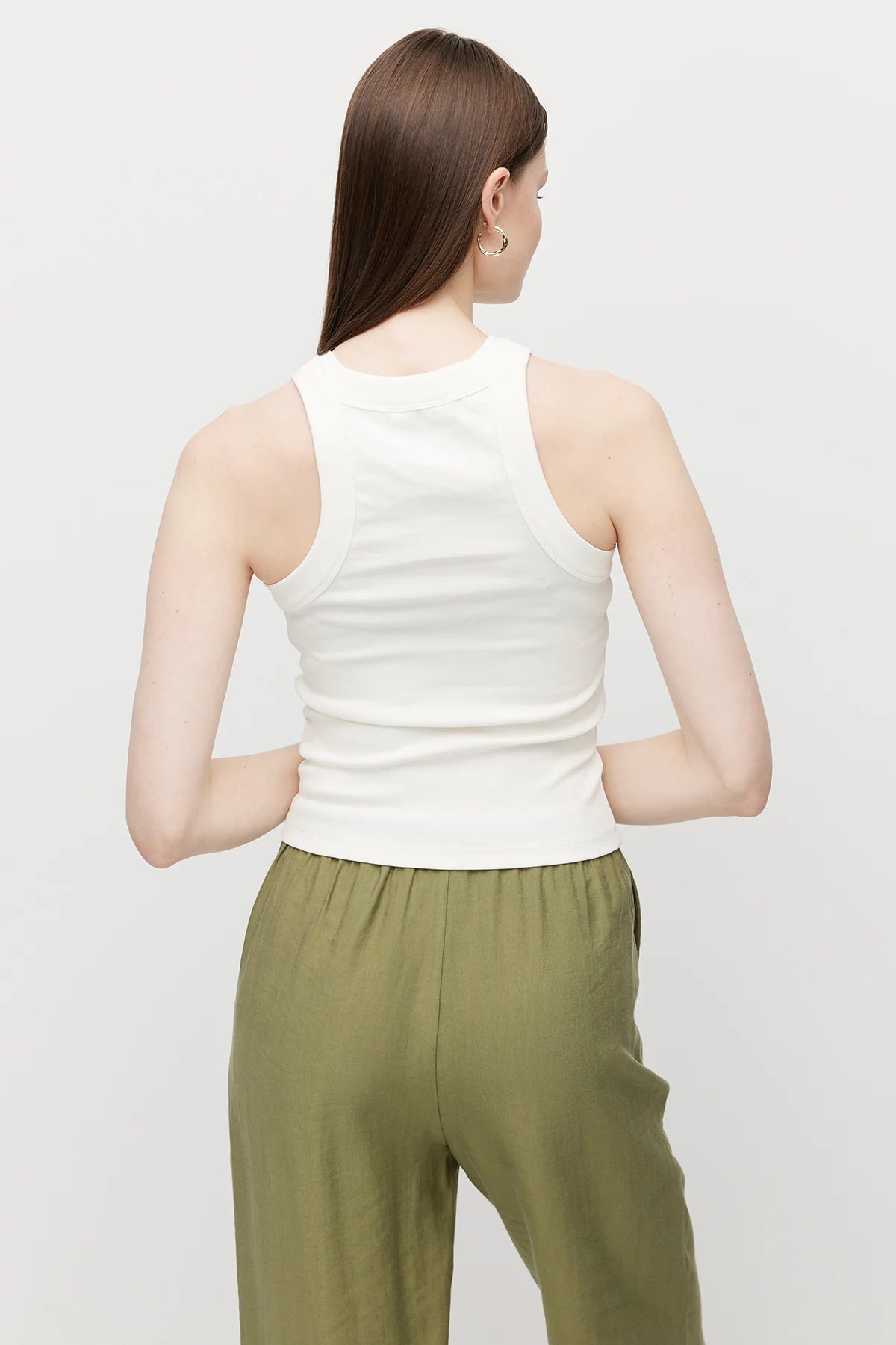 Women's Halter Neck Bodysuit with Eyelet Detail