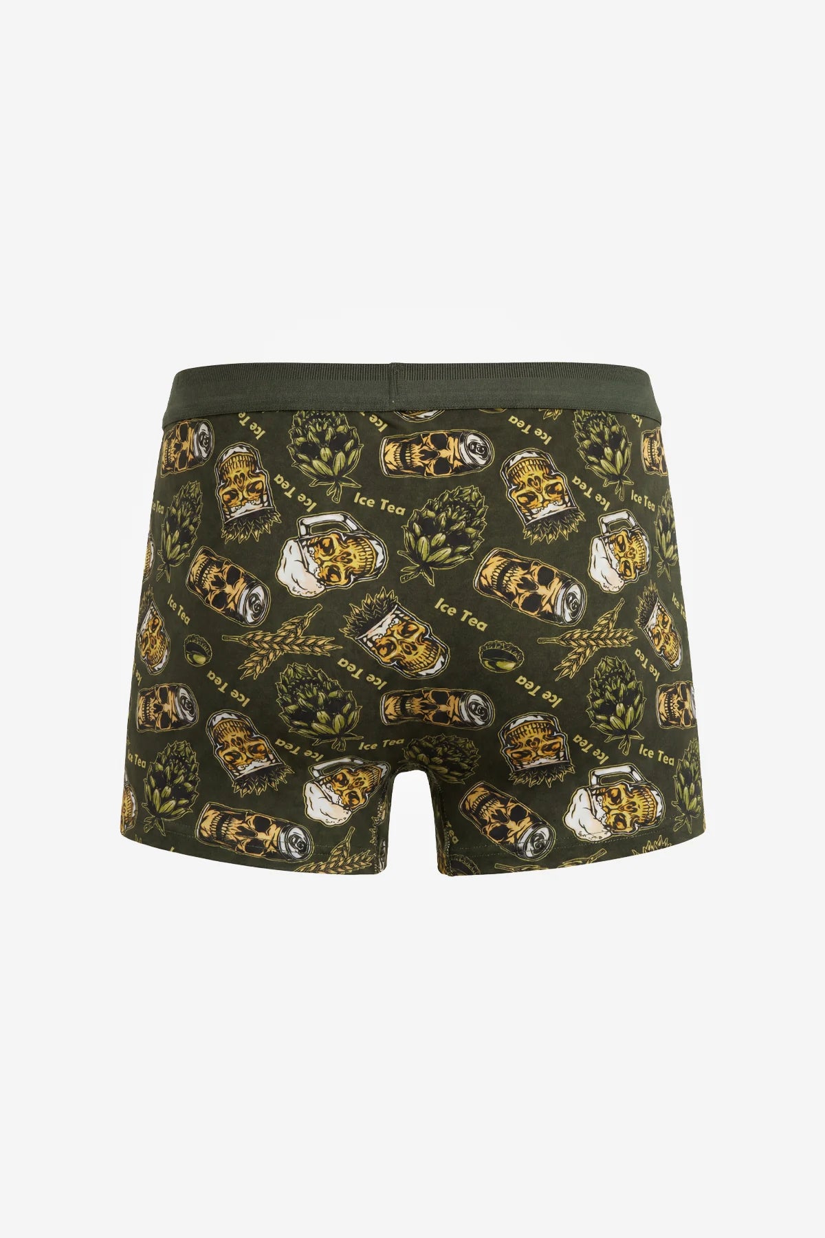 Erkek Baskılı Kısa Boxer Şort