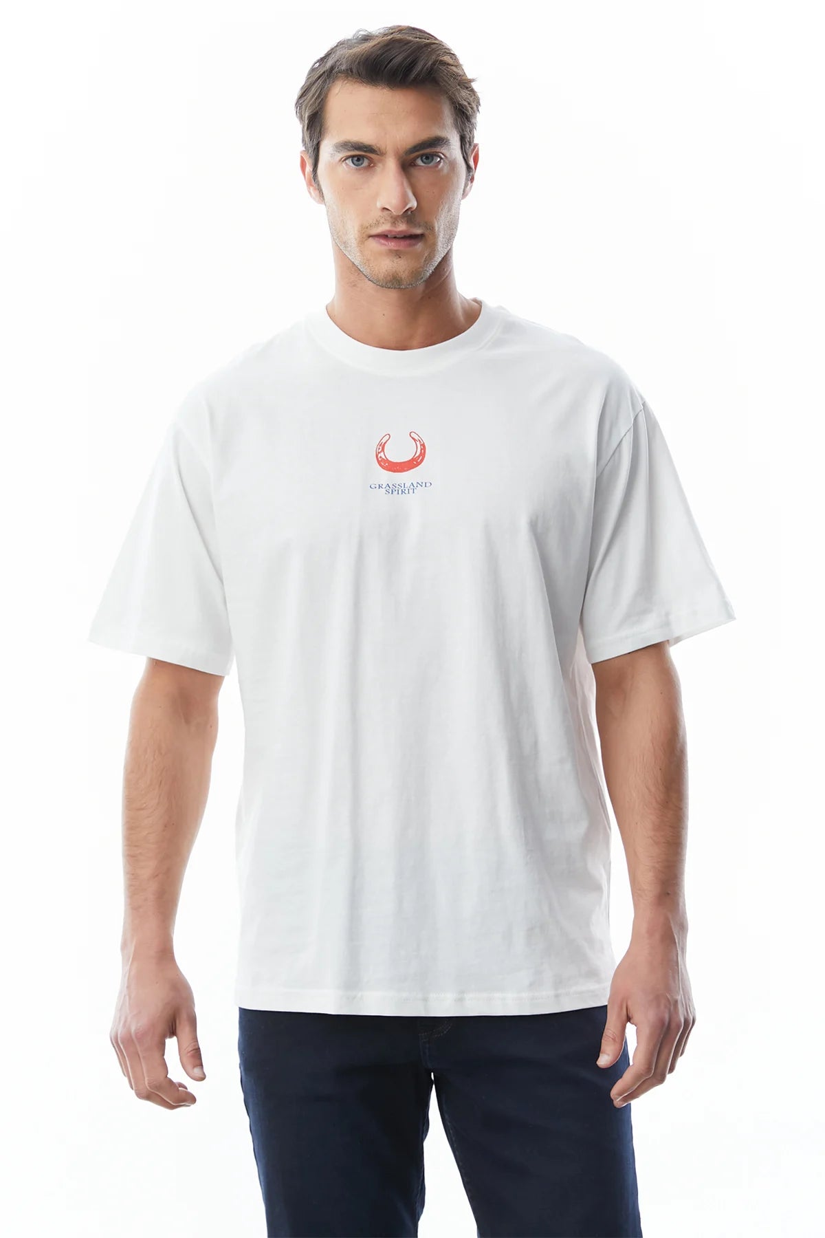 Bisiklet Yaka Oversize T-shırt