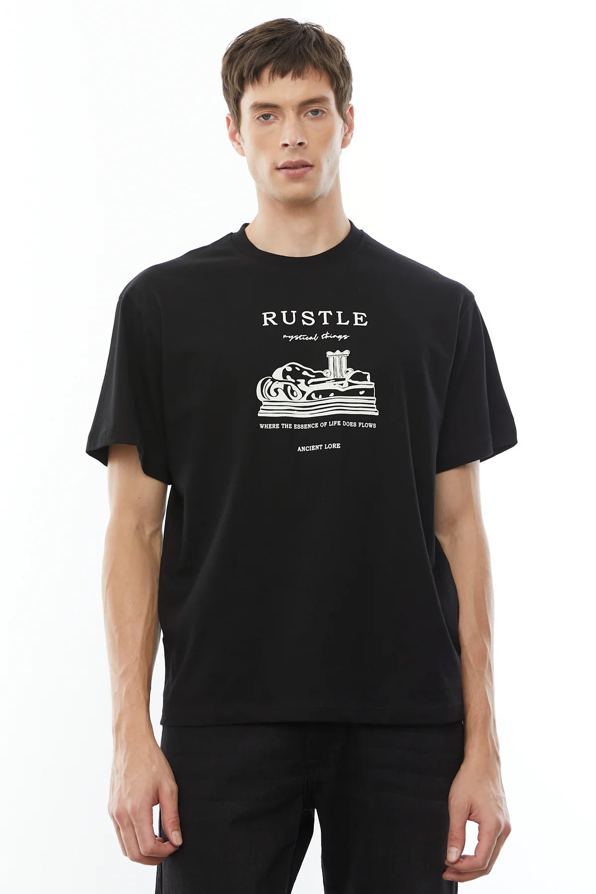 Oversize Yazılı T-shirt