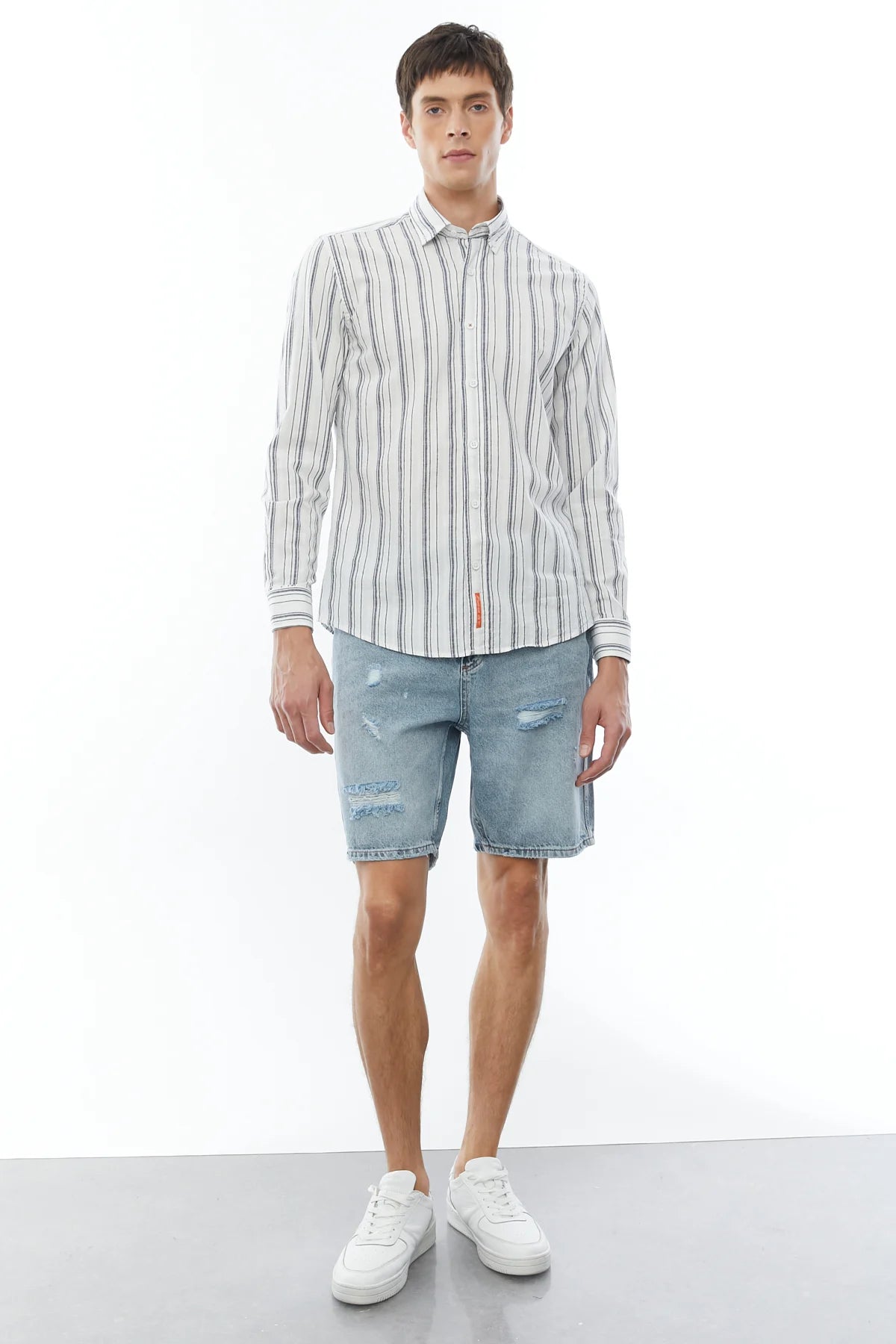 Denim Bermuda Şort