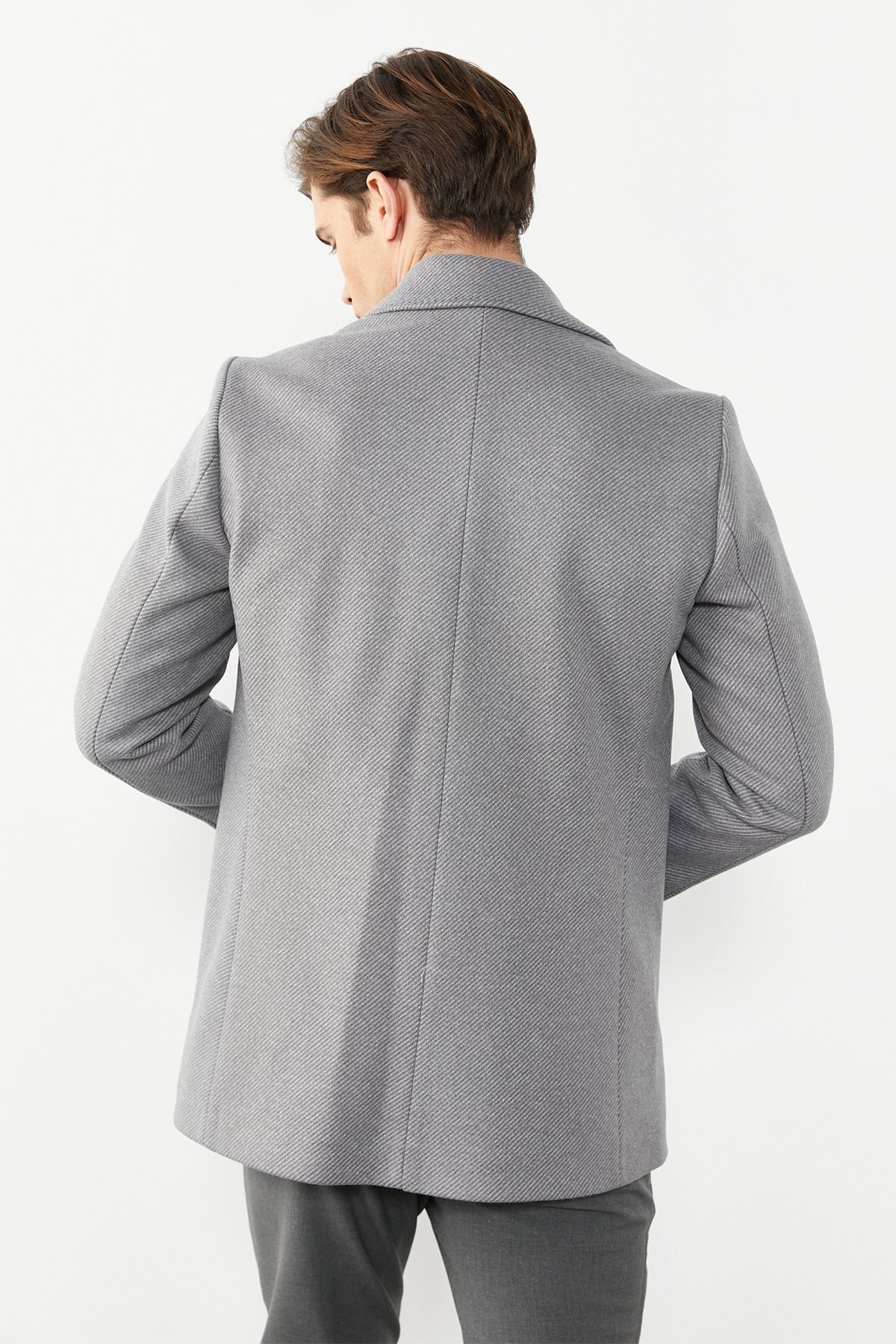 Men's Short Cashmere Coat