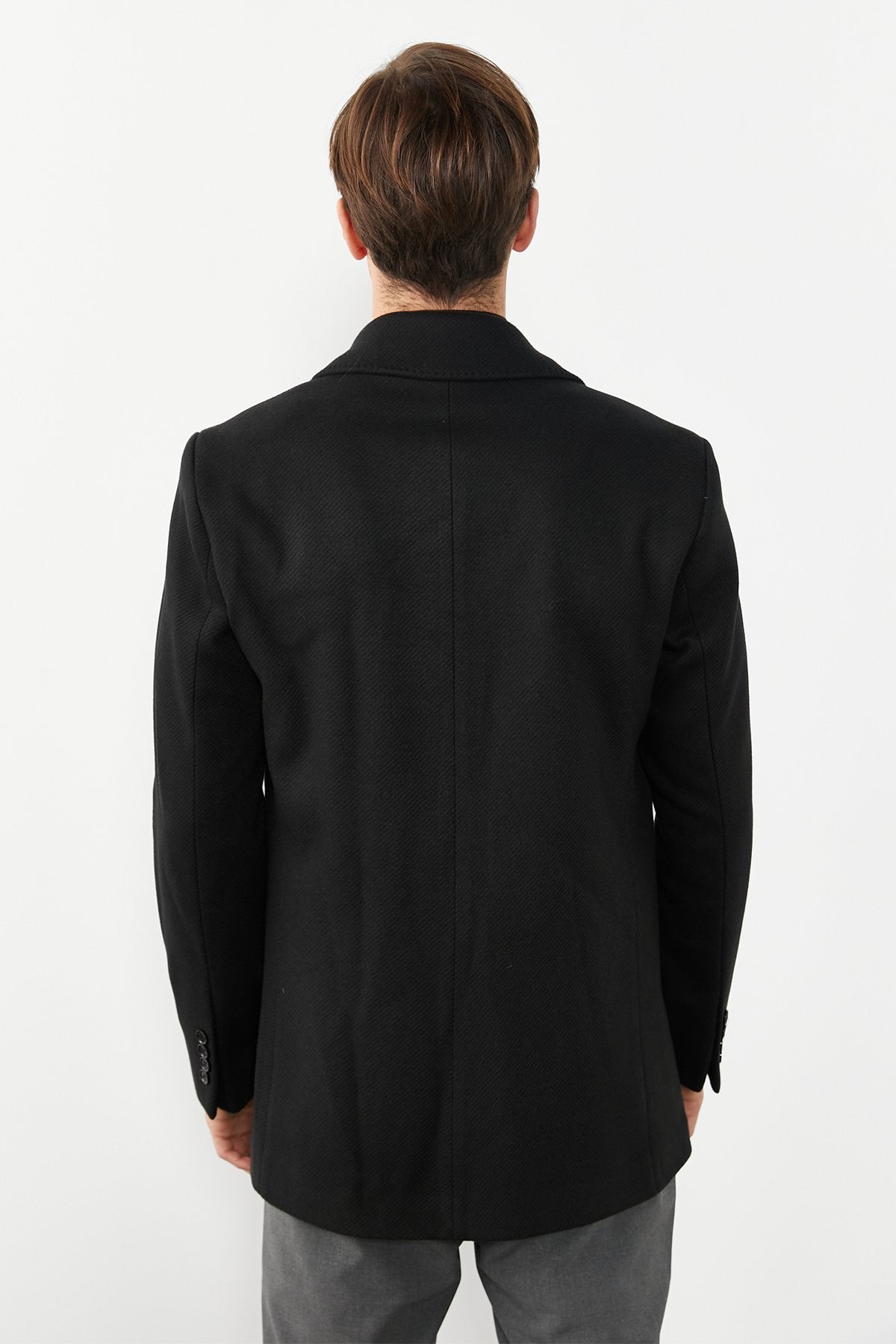 Men's Short Cashmere Coat