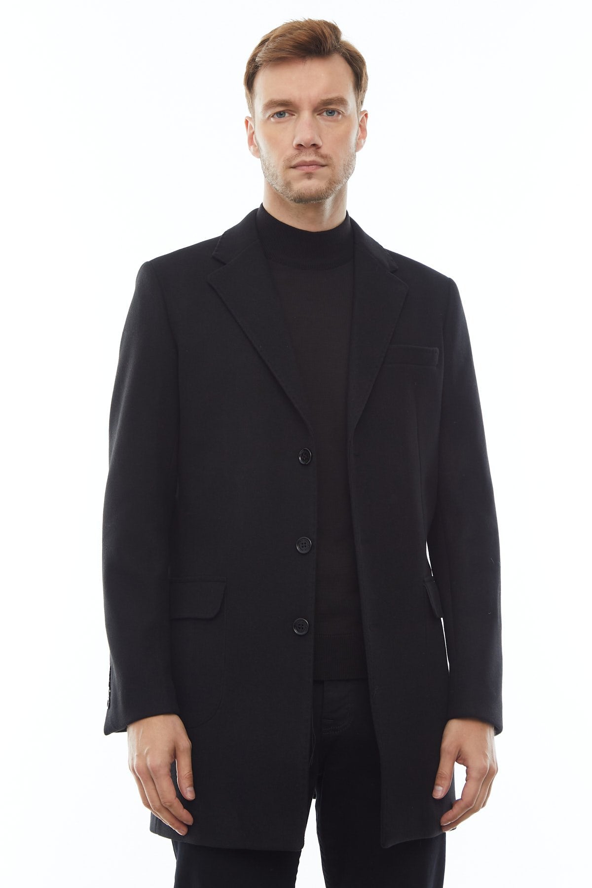 Men's Short Cashmere Coat