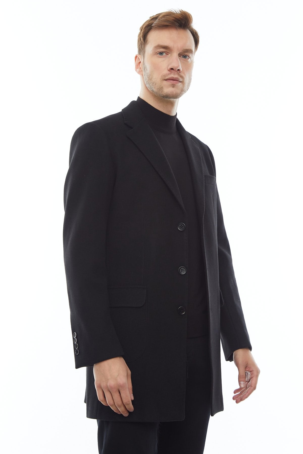 Men's Short Cashmere Coat