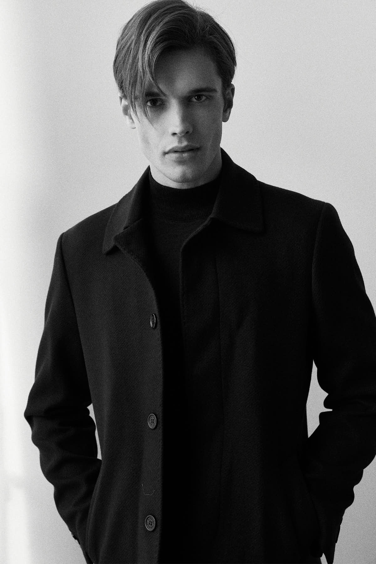 Men's Short Cashmere Coat
