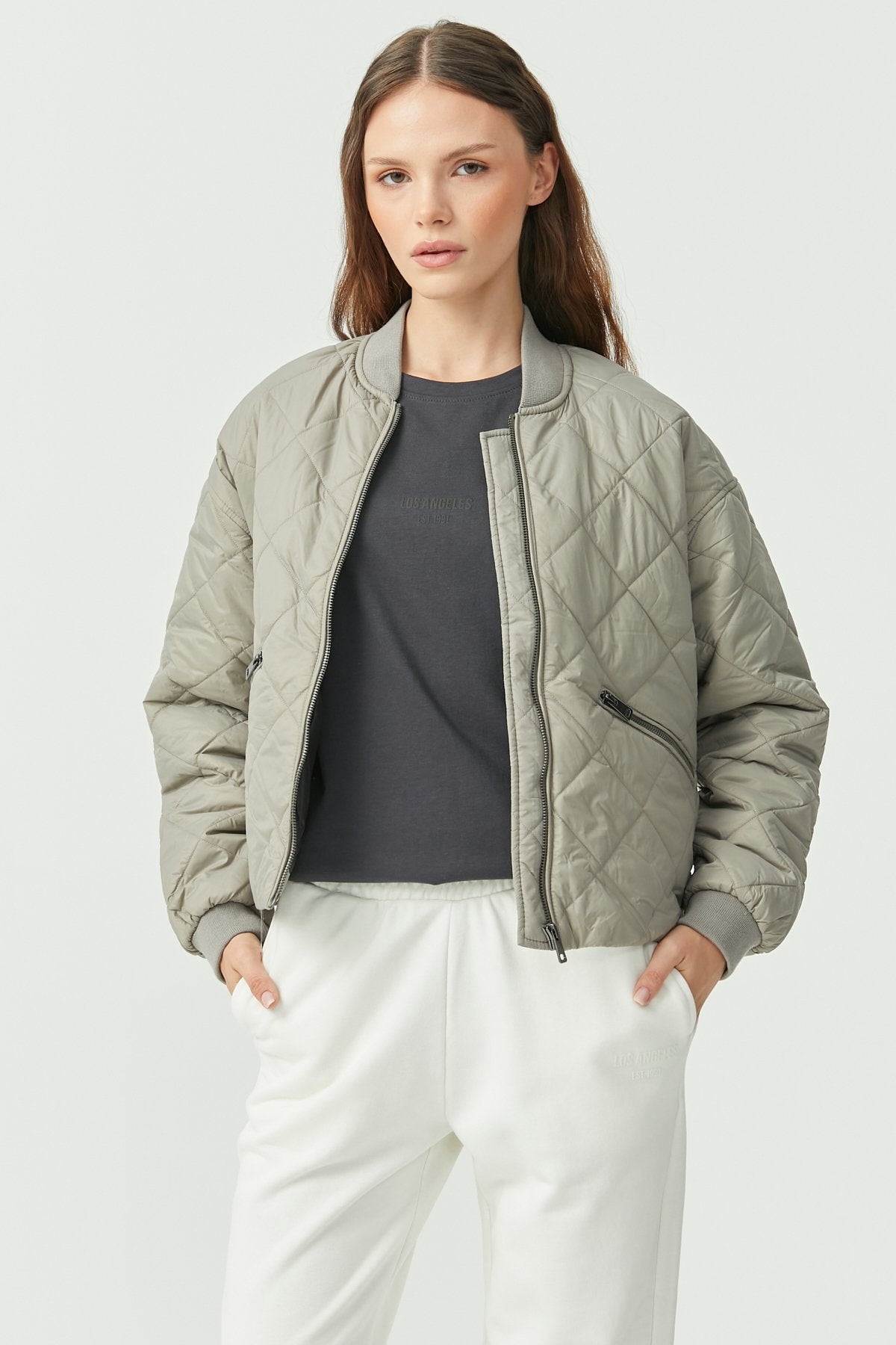 Women's Short Regular Quilted Coat