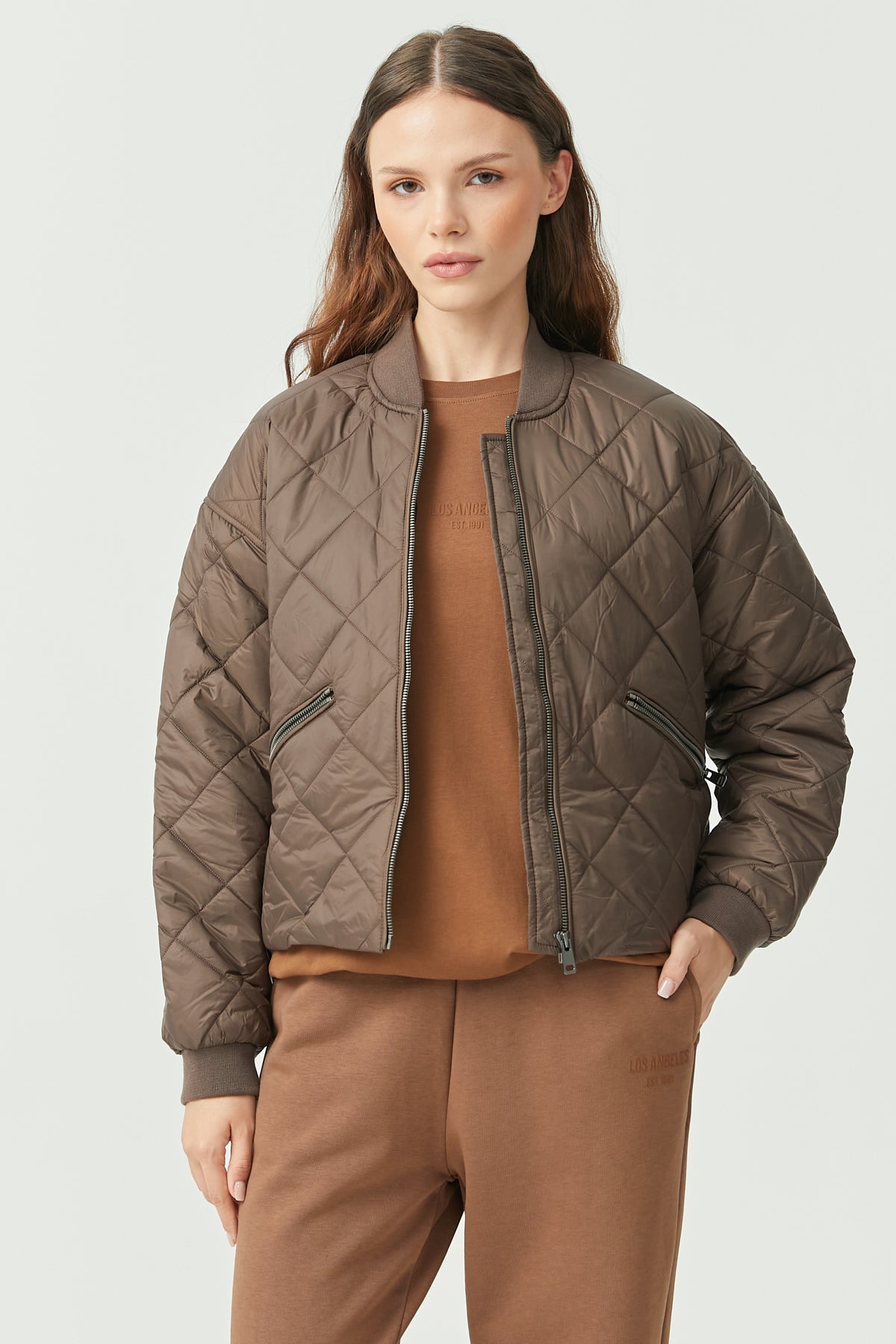Women's Short Regular Quilted Coat