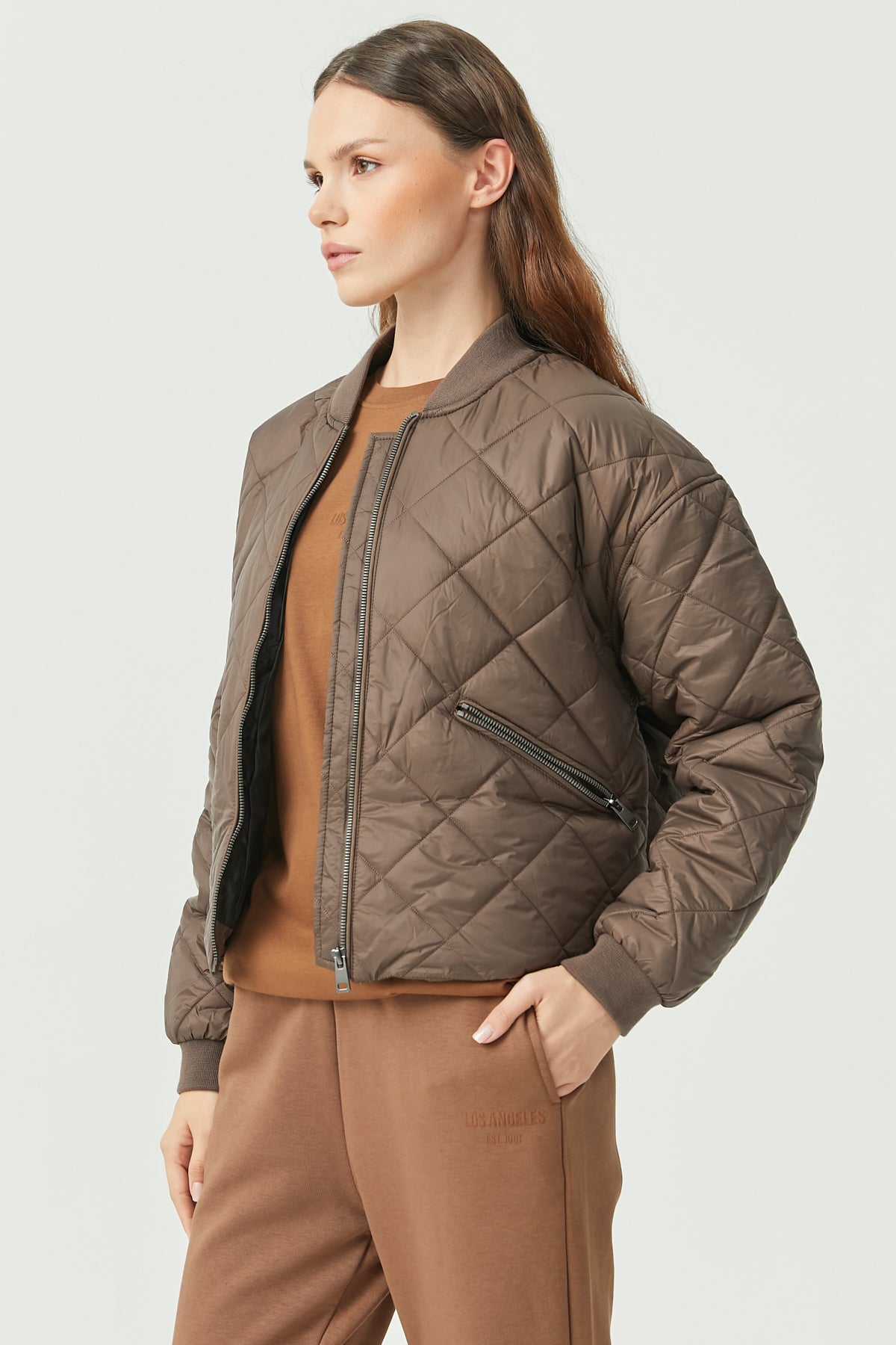 Women's Short Regular Quilted Coat