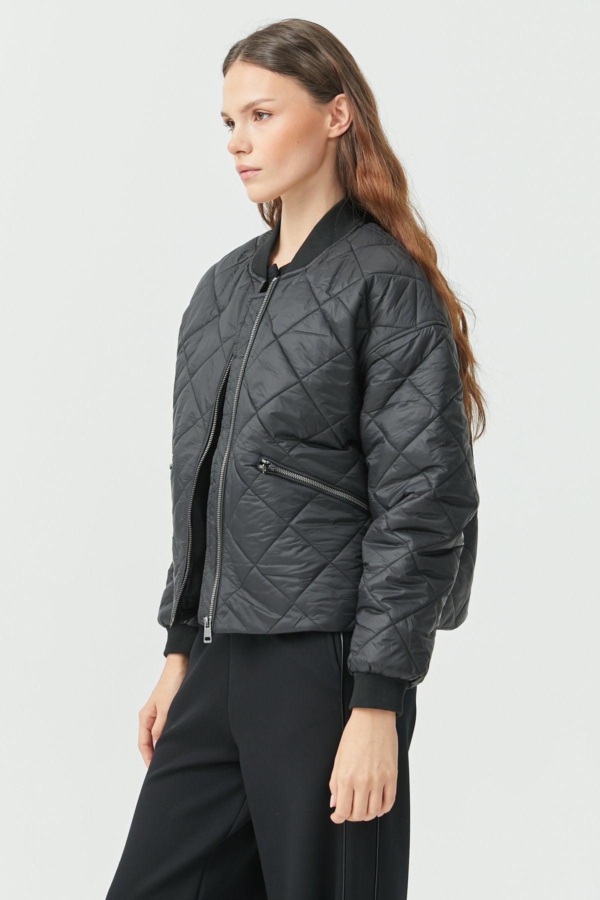 Women's Short Regular Quilted Coat