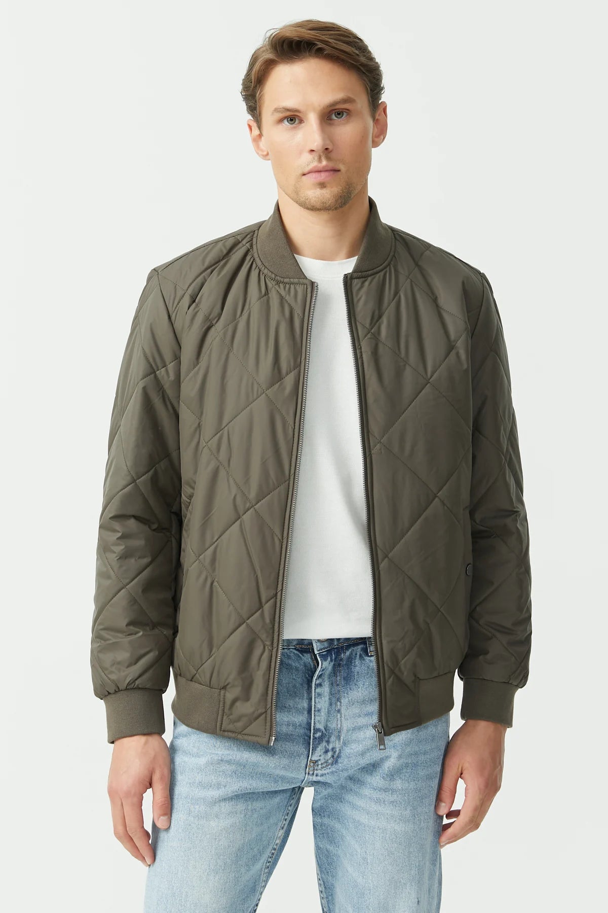 Erkek Bomber Kısa Mont
