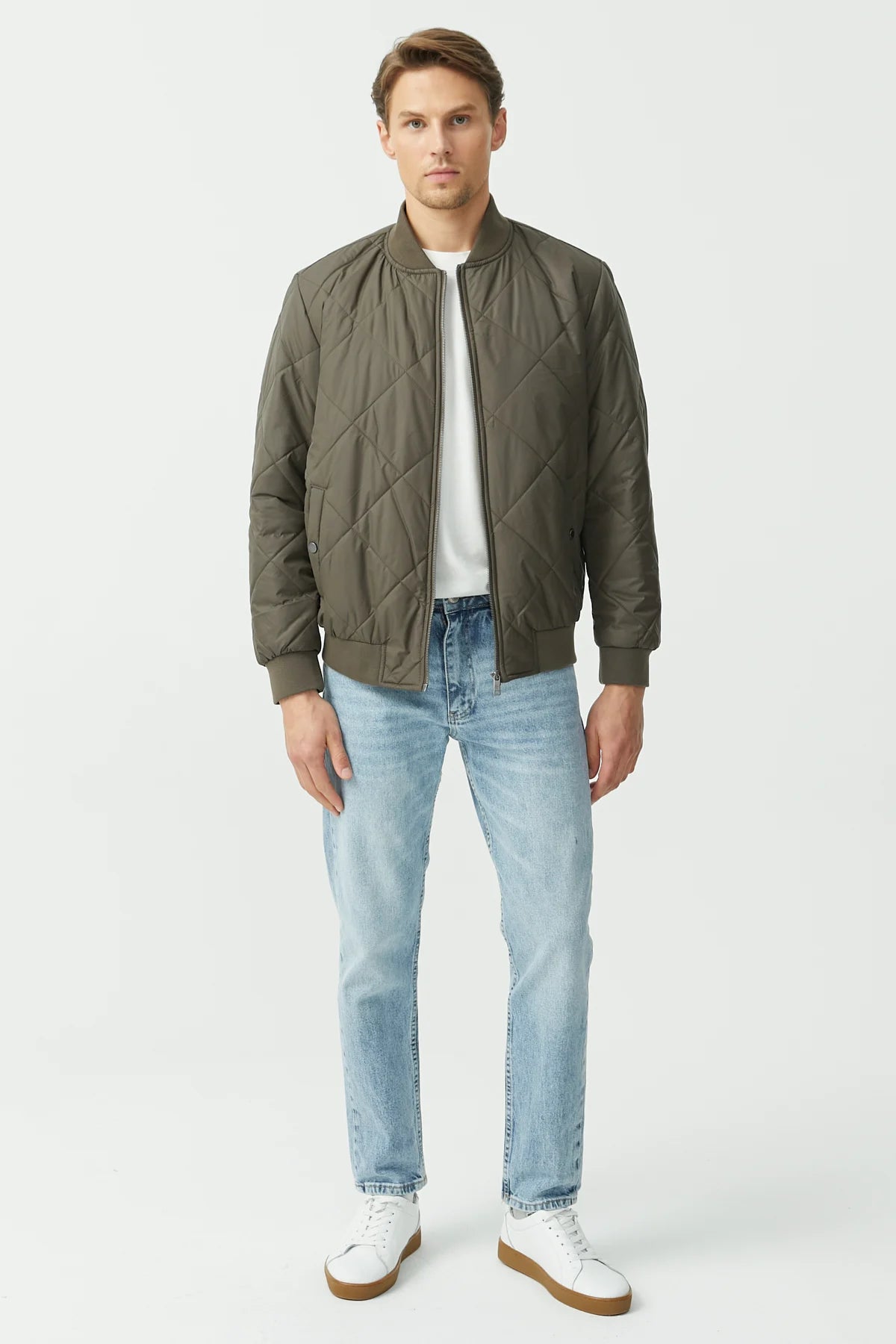 Erkek Bomber Kısa Mont