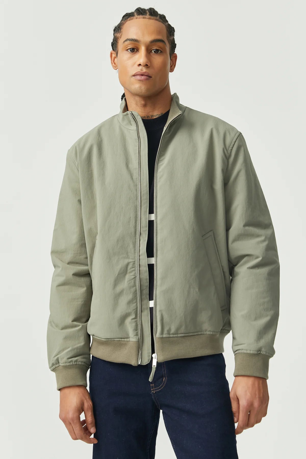 Erkek Bomber İnce Mont