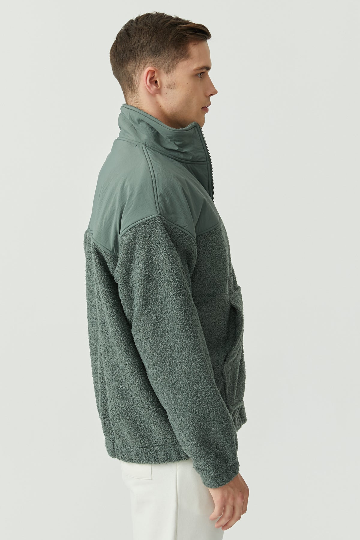 Men's Stand Collar Soft Texture Thin Coat