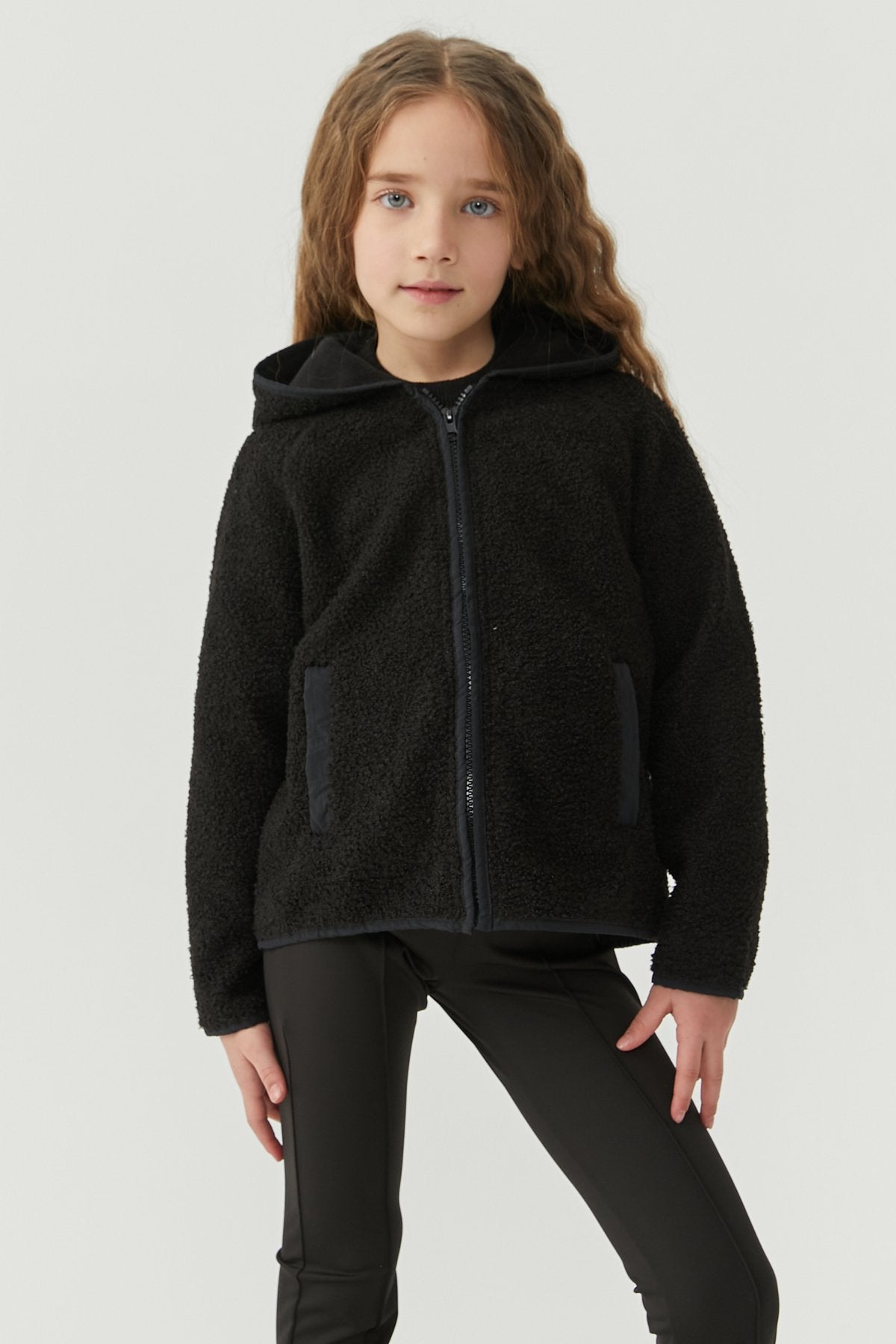 Girl's Hooded Thin Coat