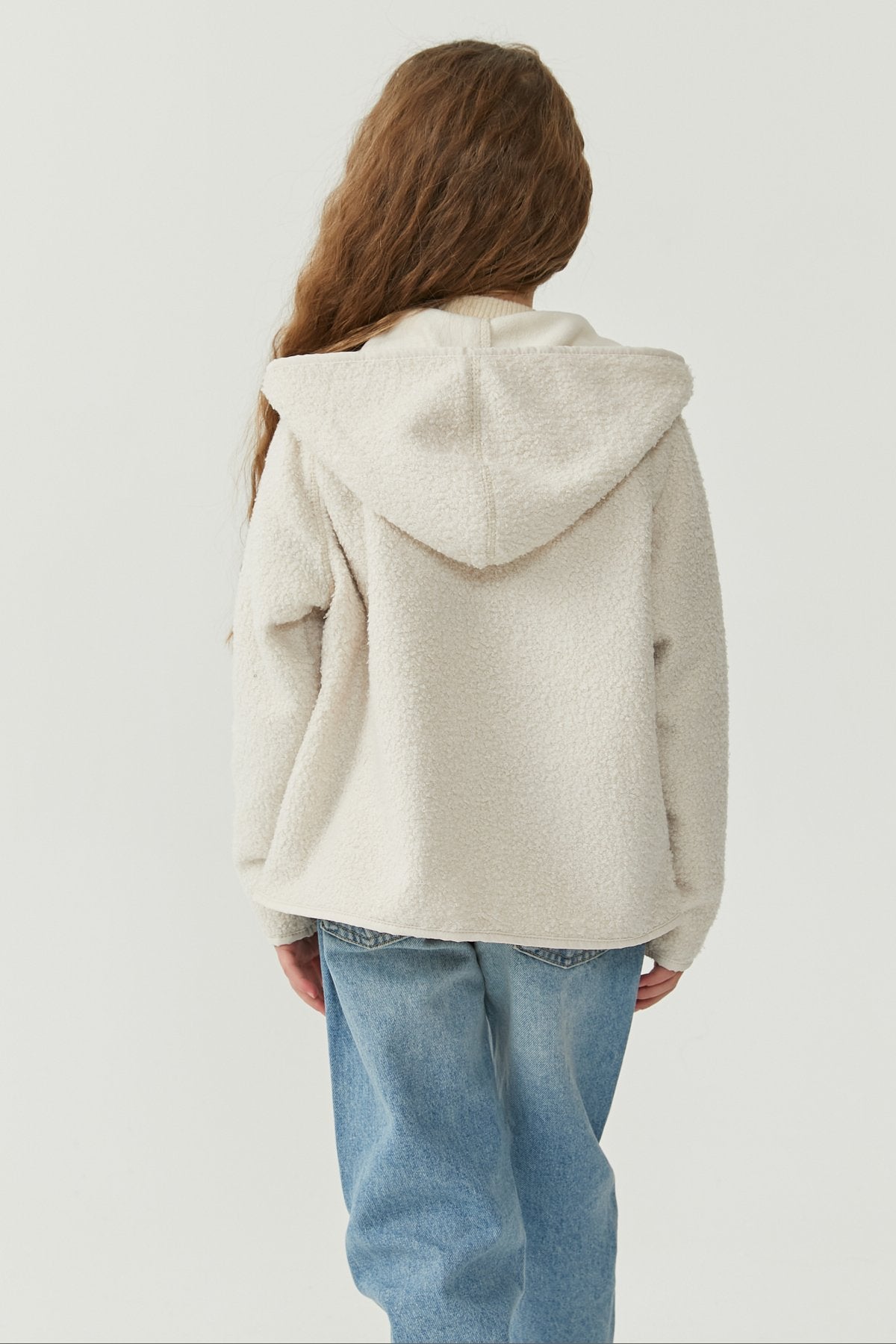 Girl's Hooded Thin Coat