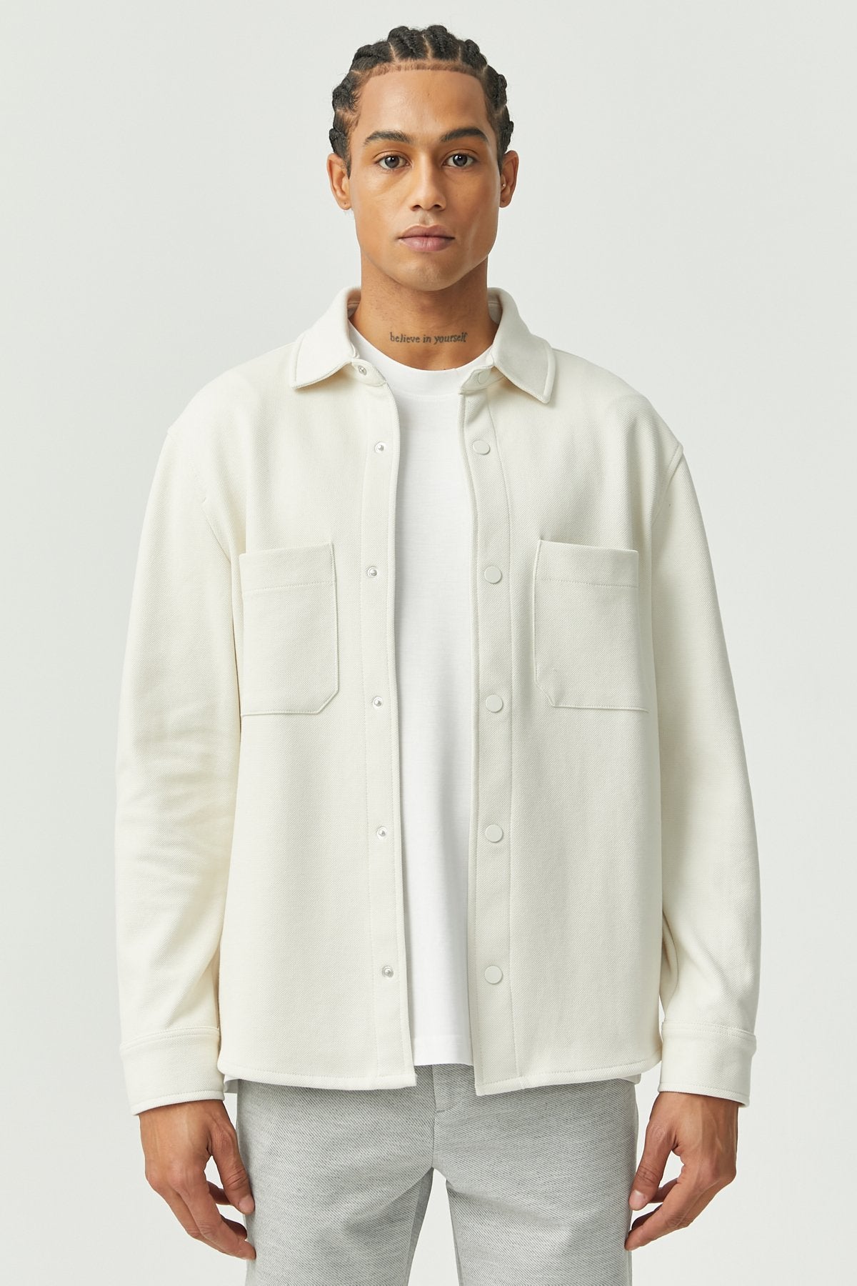 Textured Snap Shirt