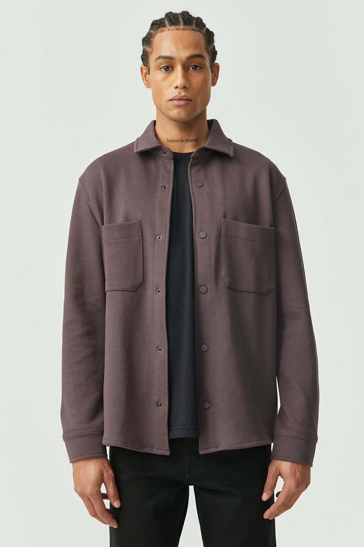 Textured Snap Shirt