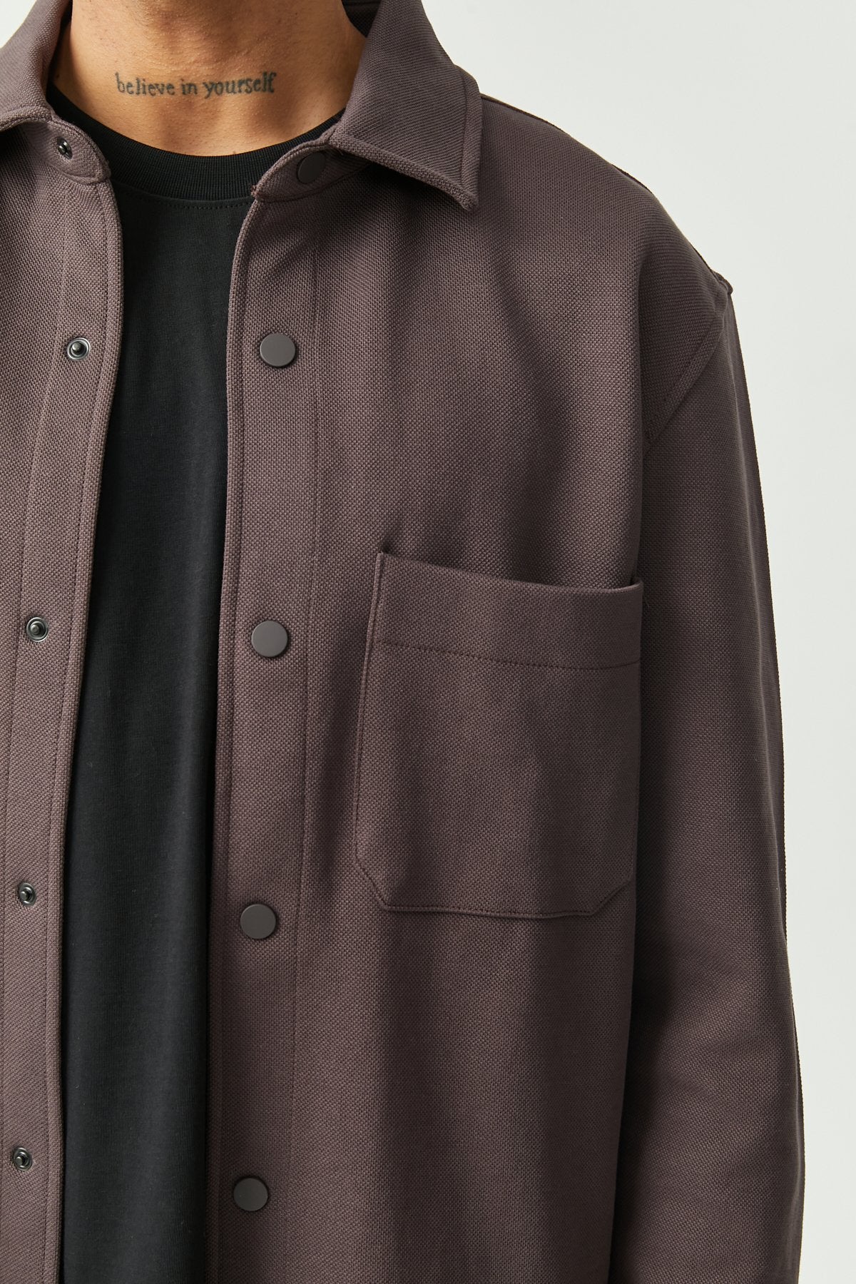 Textured Snap Shirt