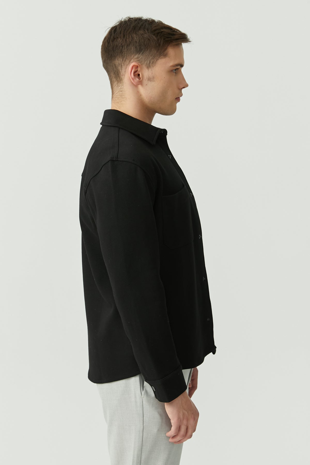 Textured Snap Shirt