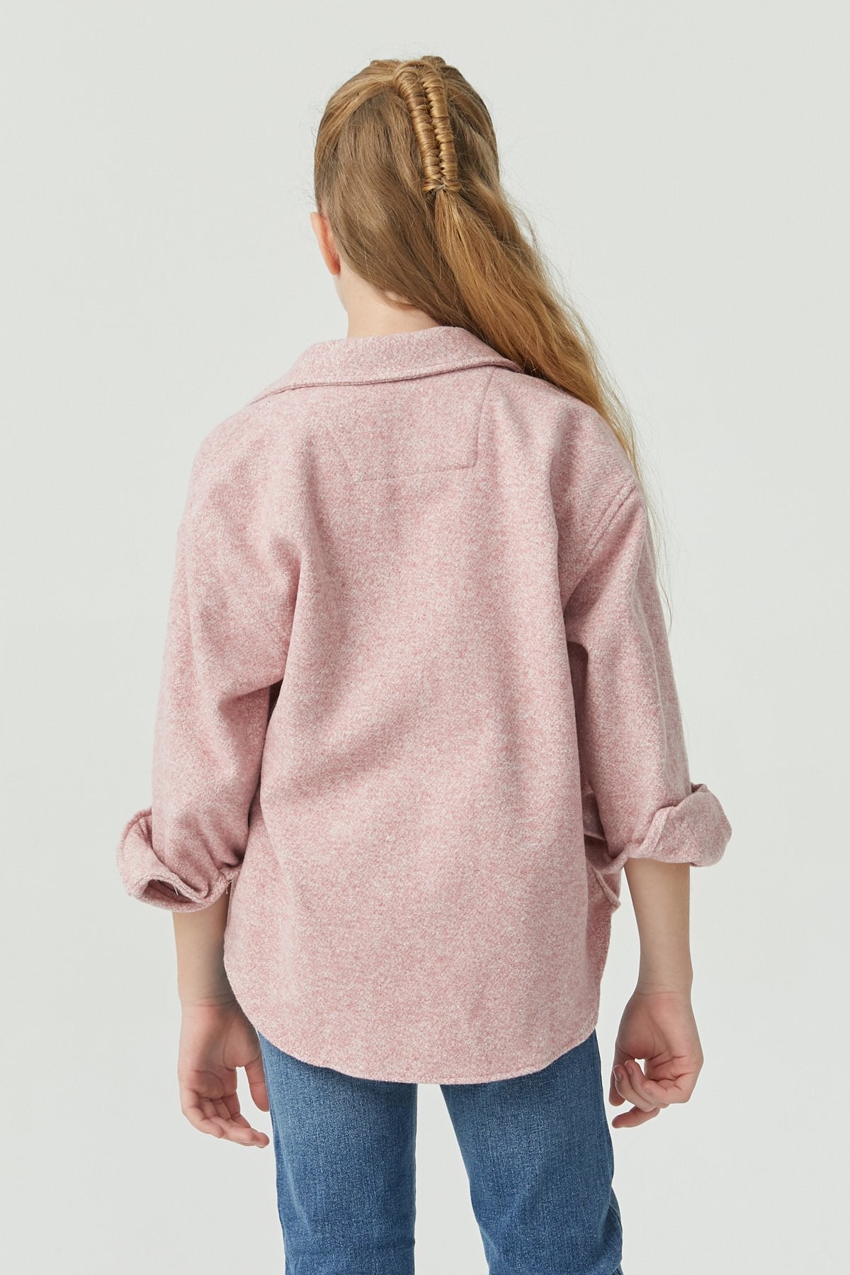 Girl's Textured Lumberjack Shirt