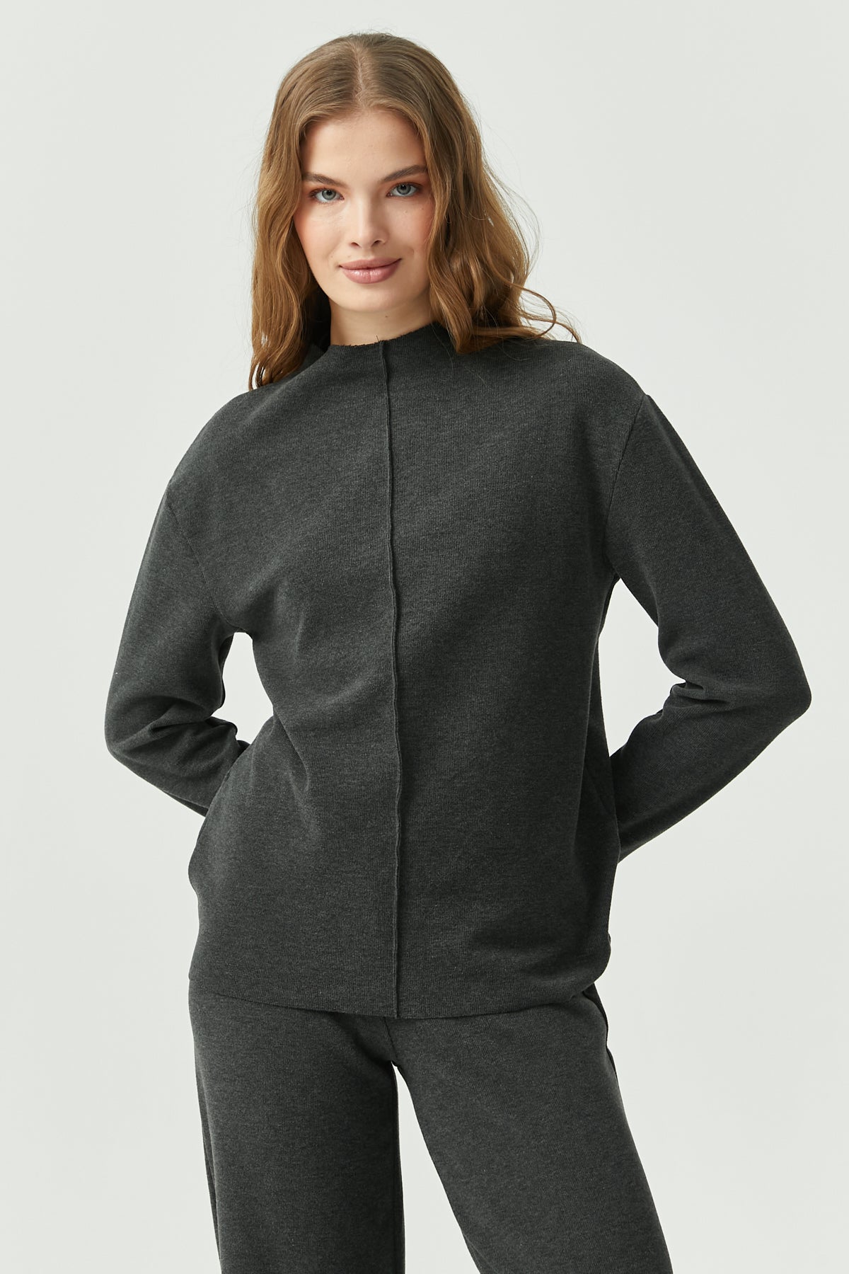 Front Stitch Detailed Blouse