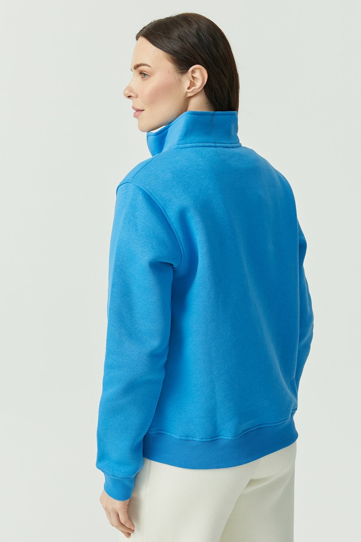 Women's Zippered Sweat Top