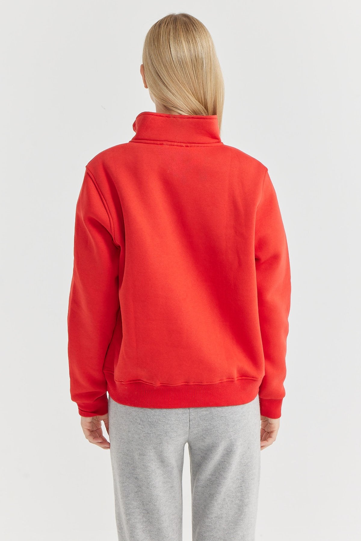 Women's Zippered Sweat Top