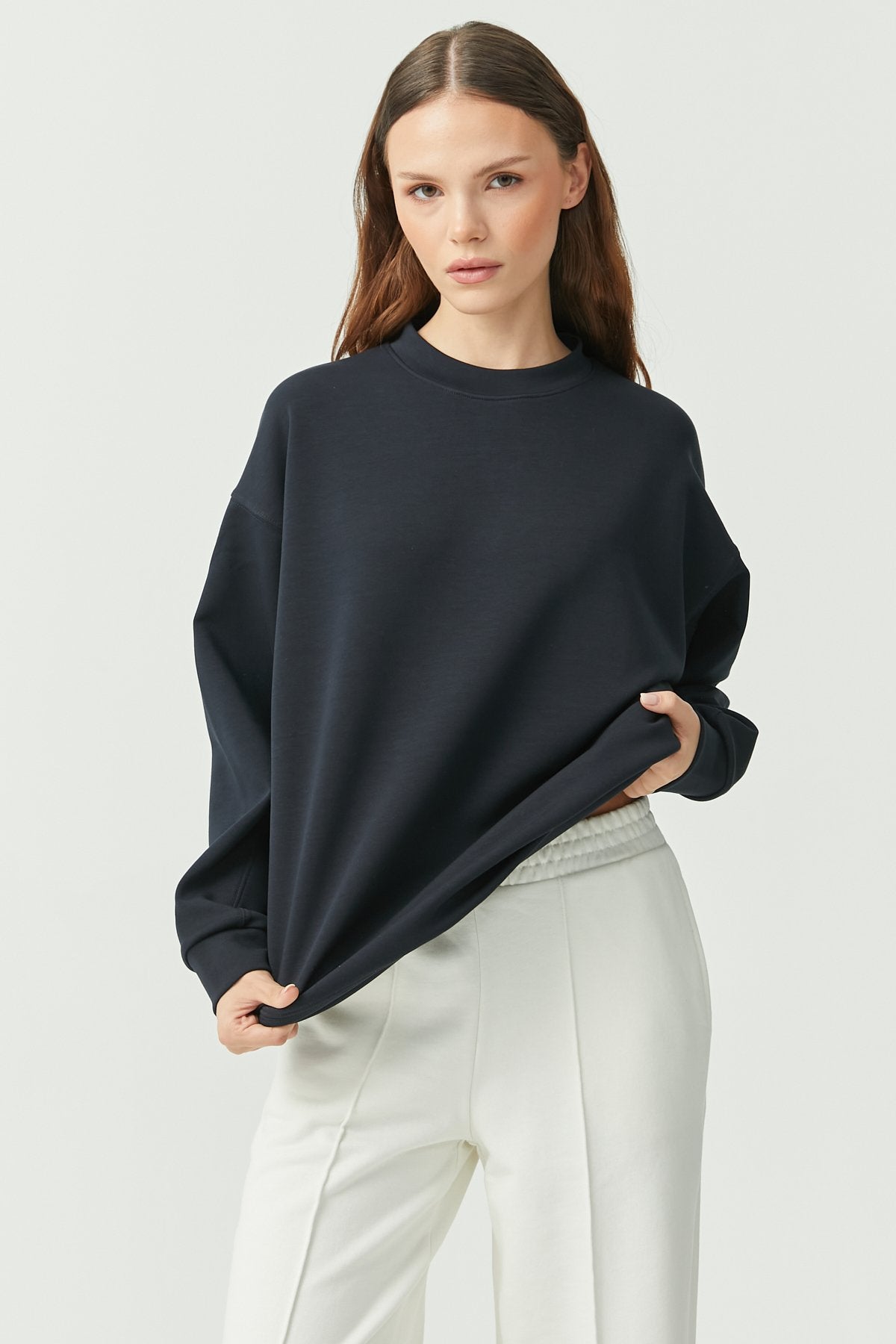 Crew Neck Oversize Sweat Top