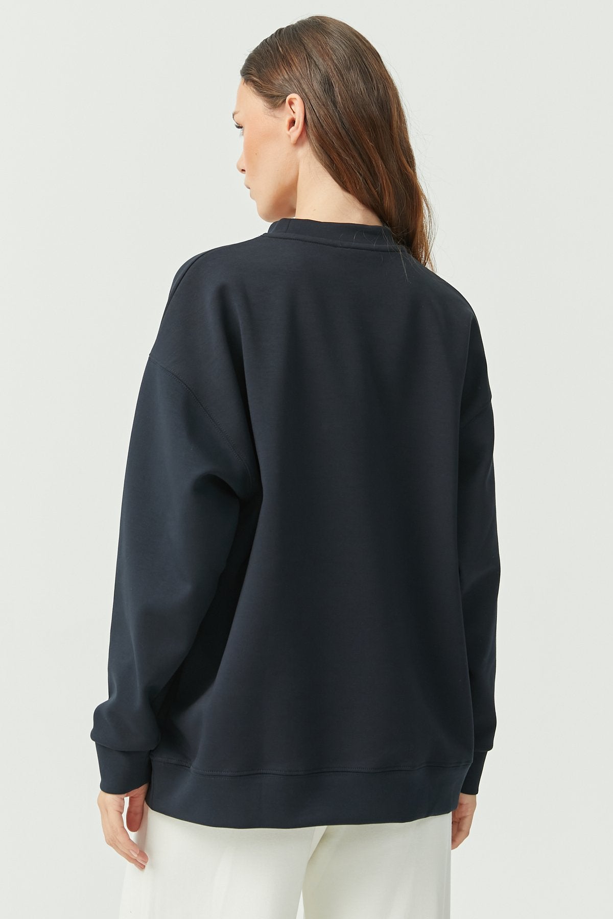 Crew Neck Oversize Sweat Top