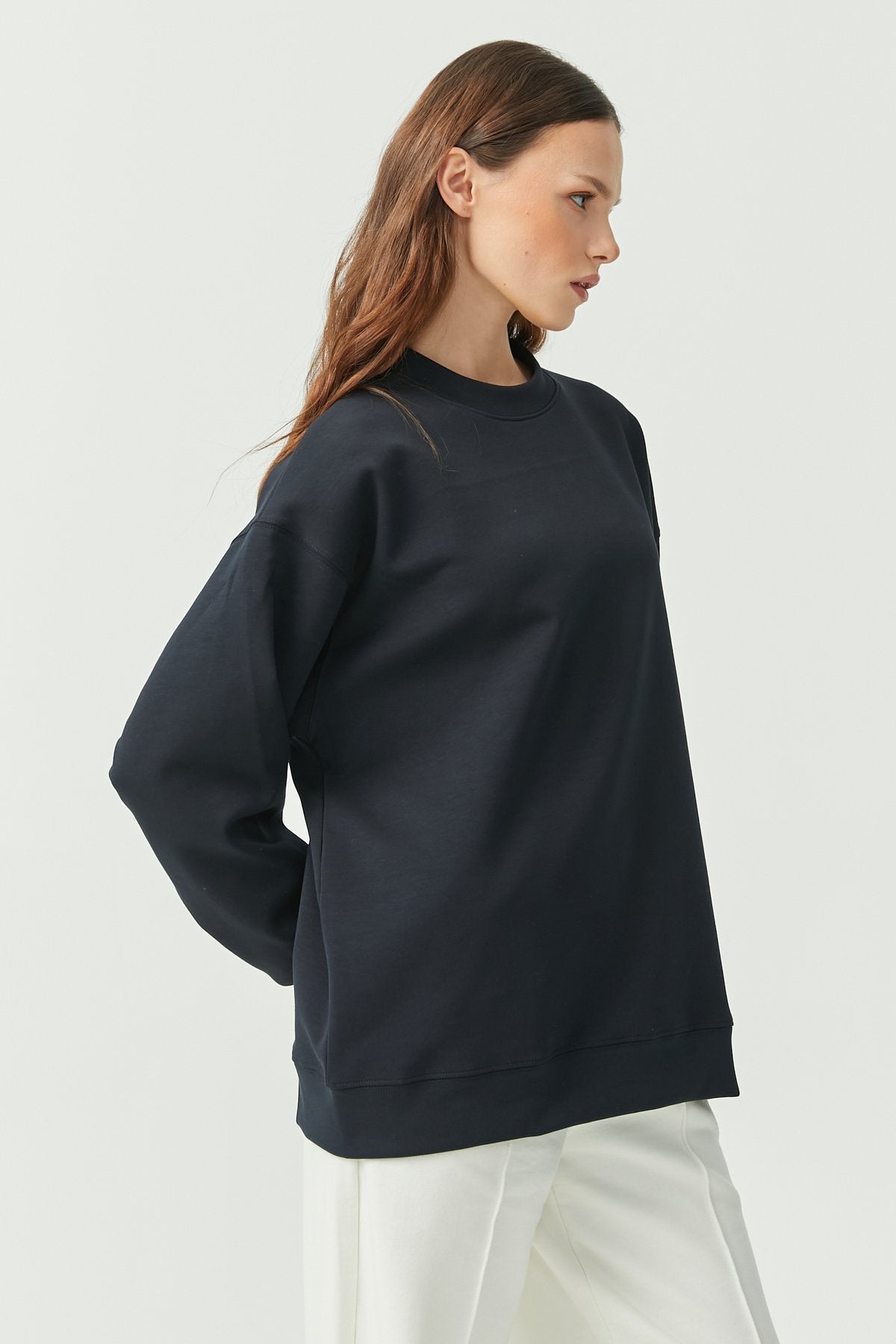Crew Neck Oversize Sweat Top