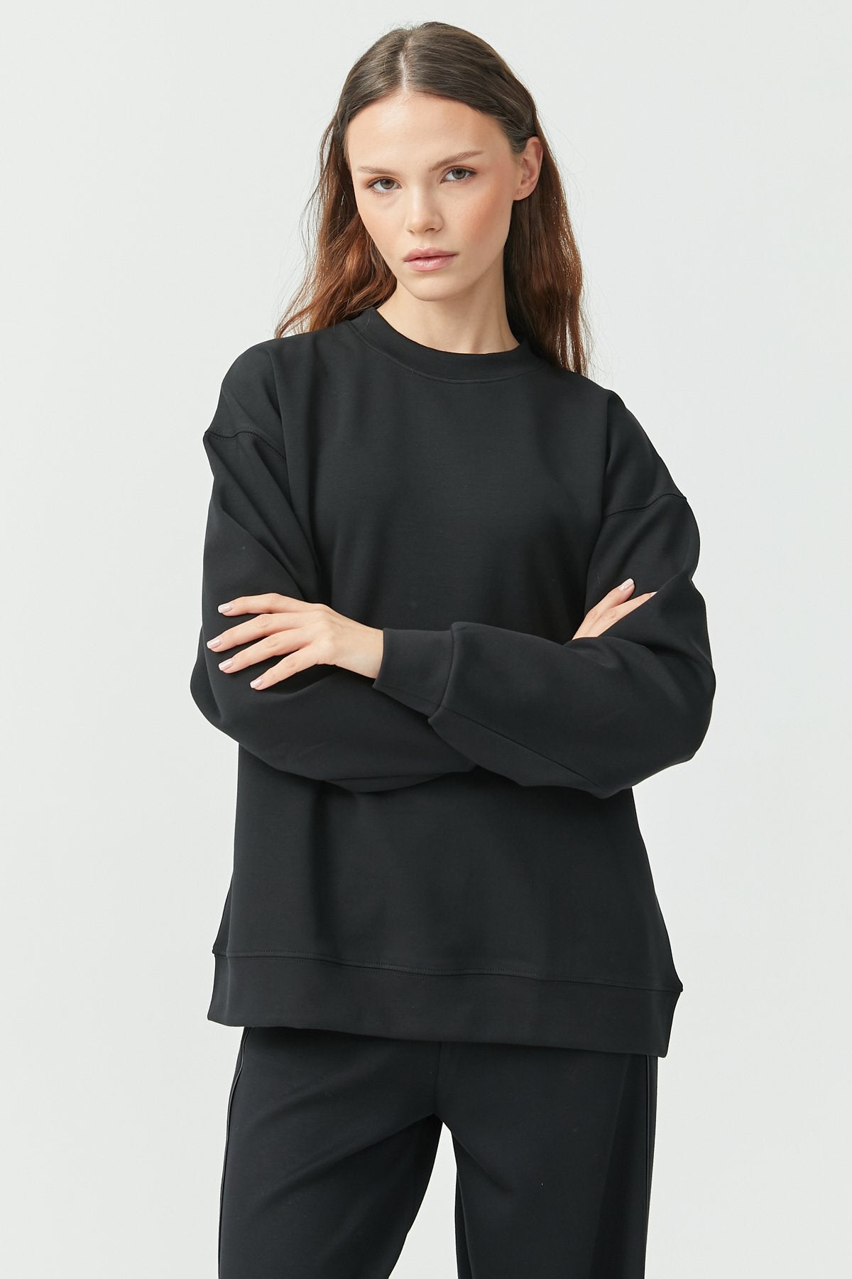 Crew Neck Oversize Sweat Top