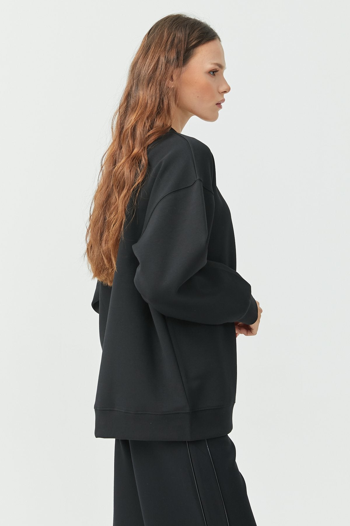 Crew Neck Oversize Sweat Top