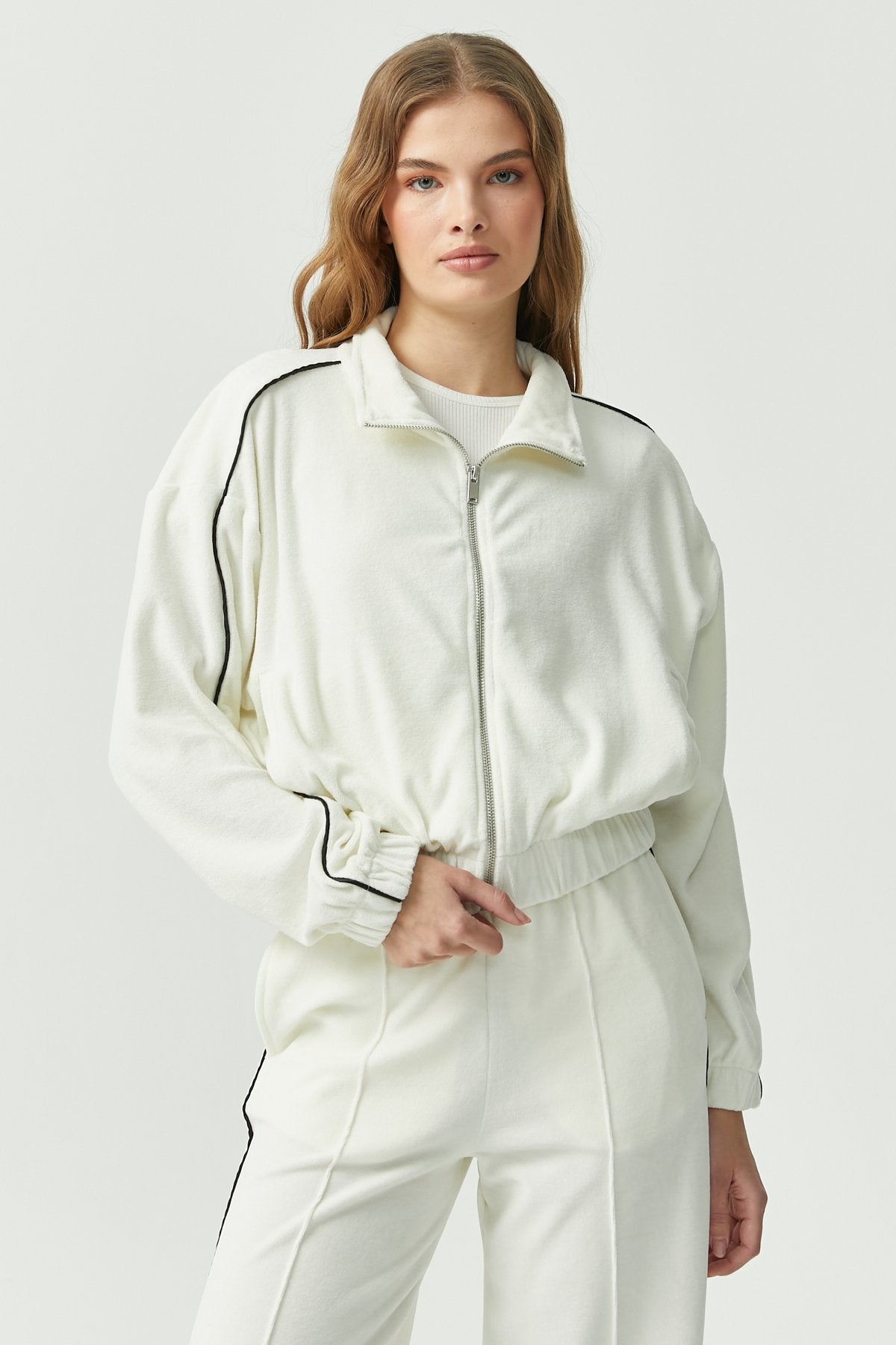 Women's Soft Texture Sweat Top