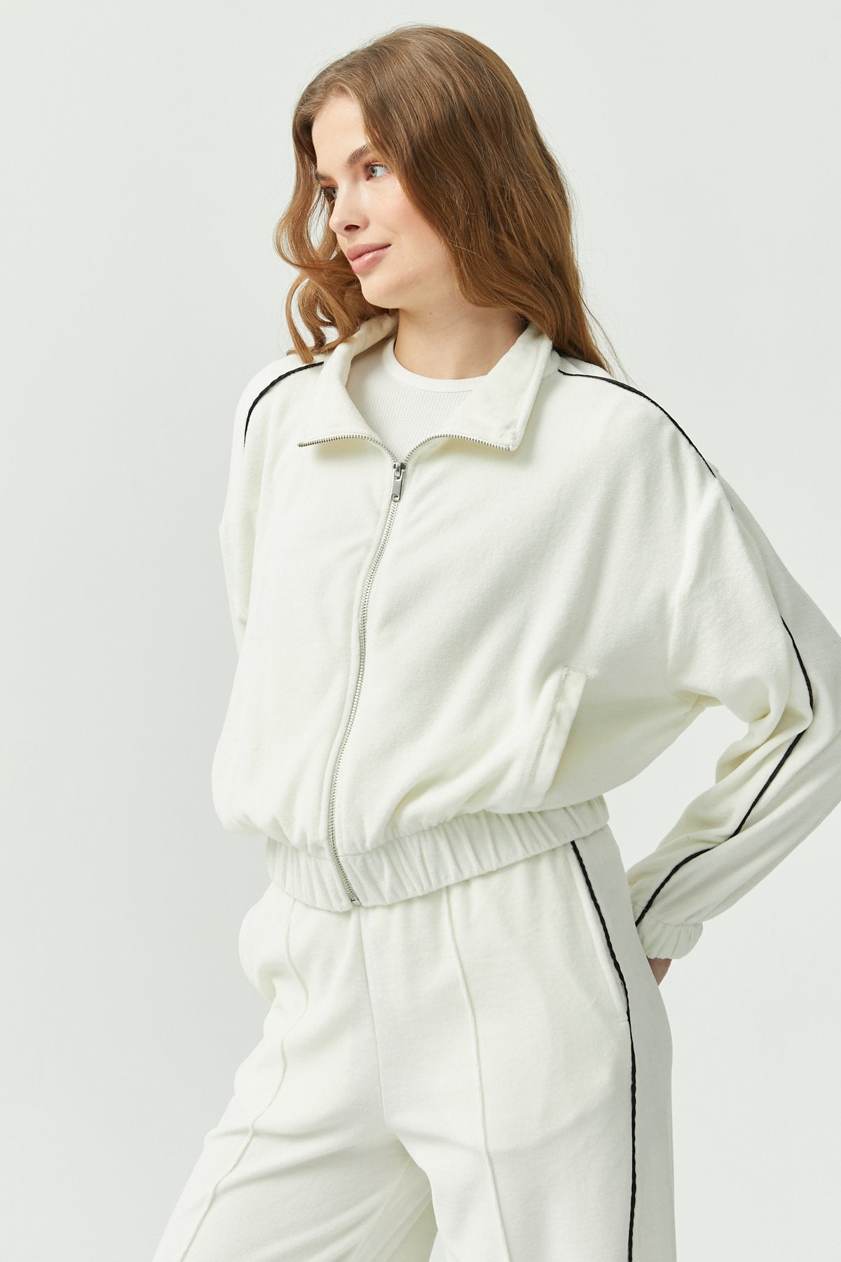 Women's Soft Texture Sweat Top
