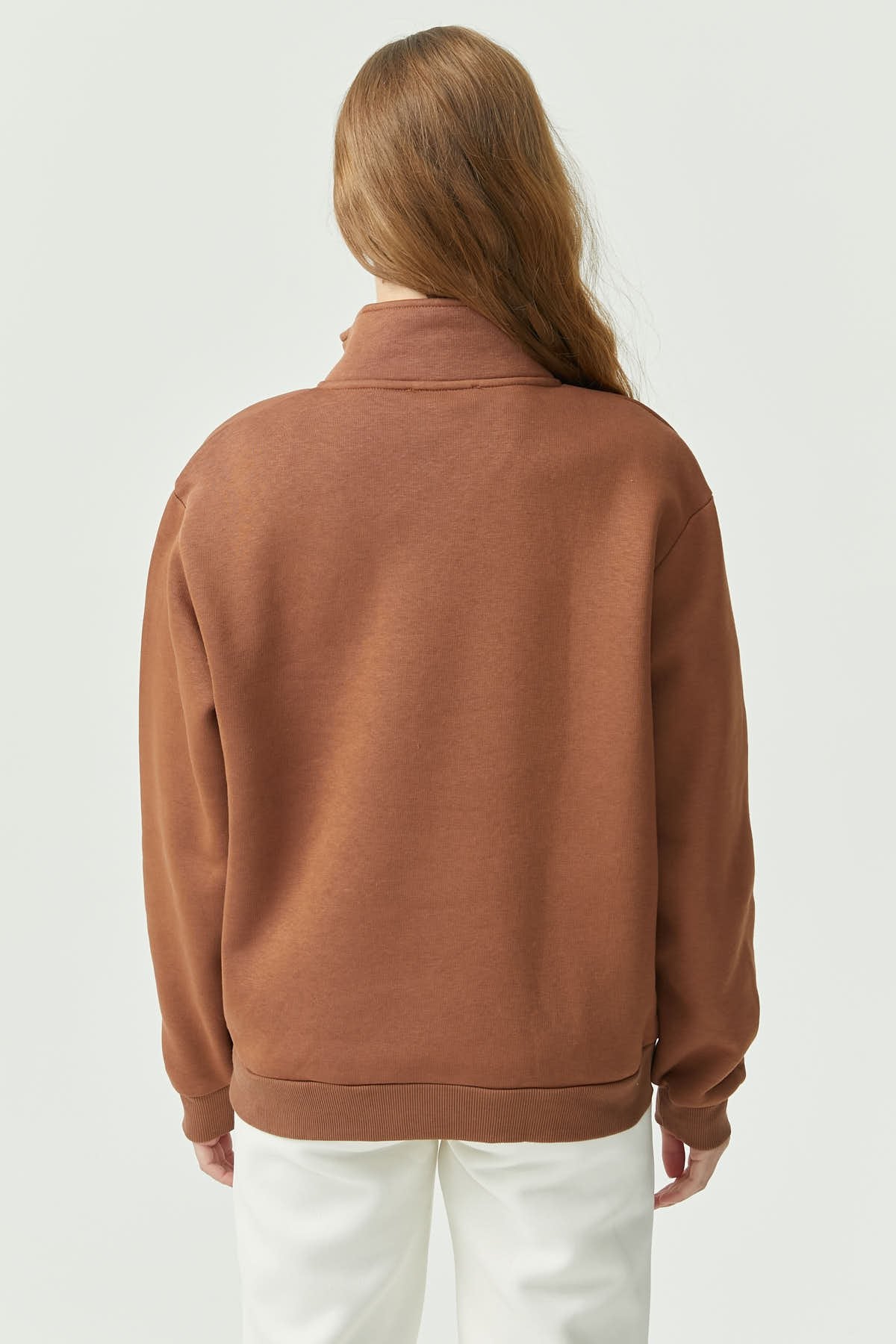 Women's Zippered Sweat Top