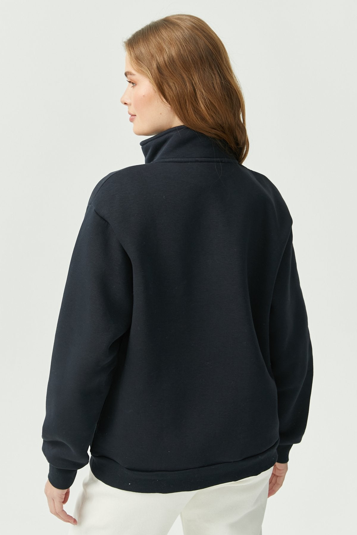 Women's Zippered Sweat Top