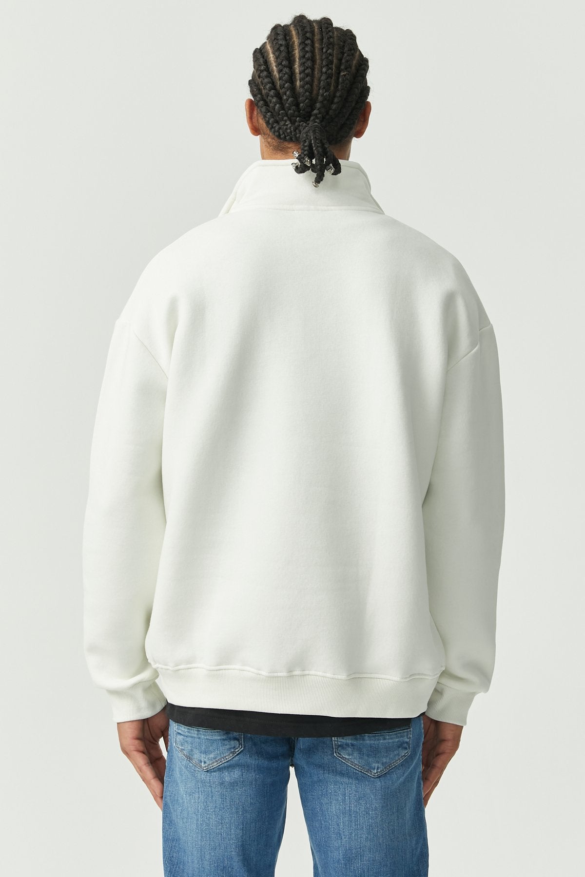Men's Zippered Sweat Top