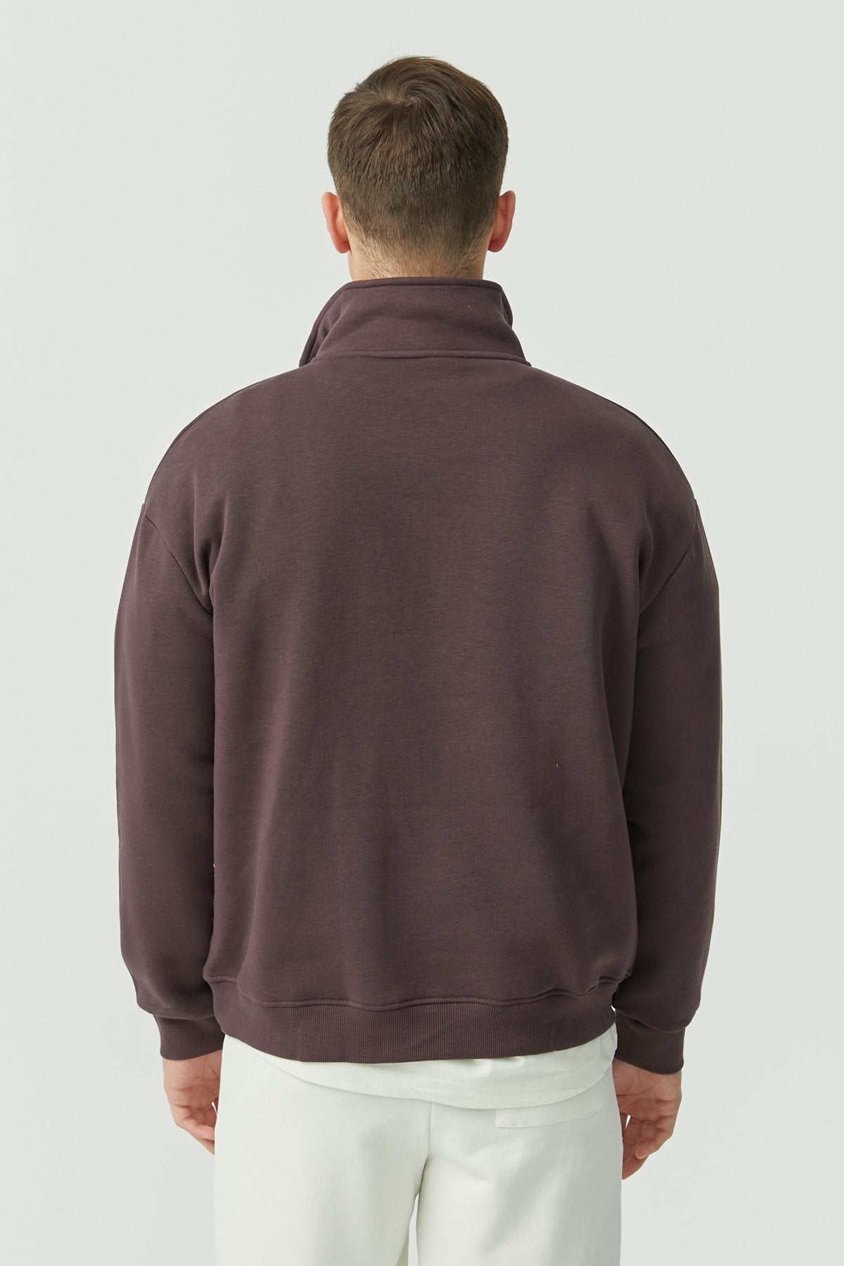 Men's Zippered Sweat Top