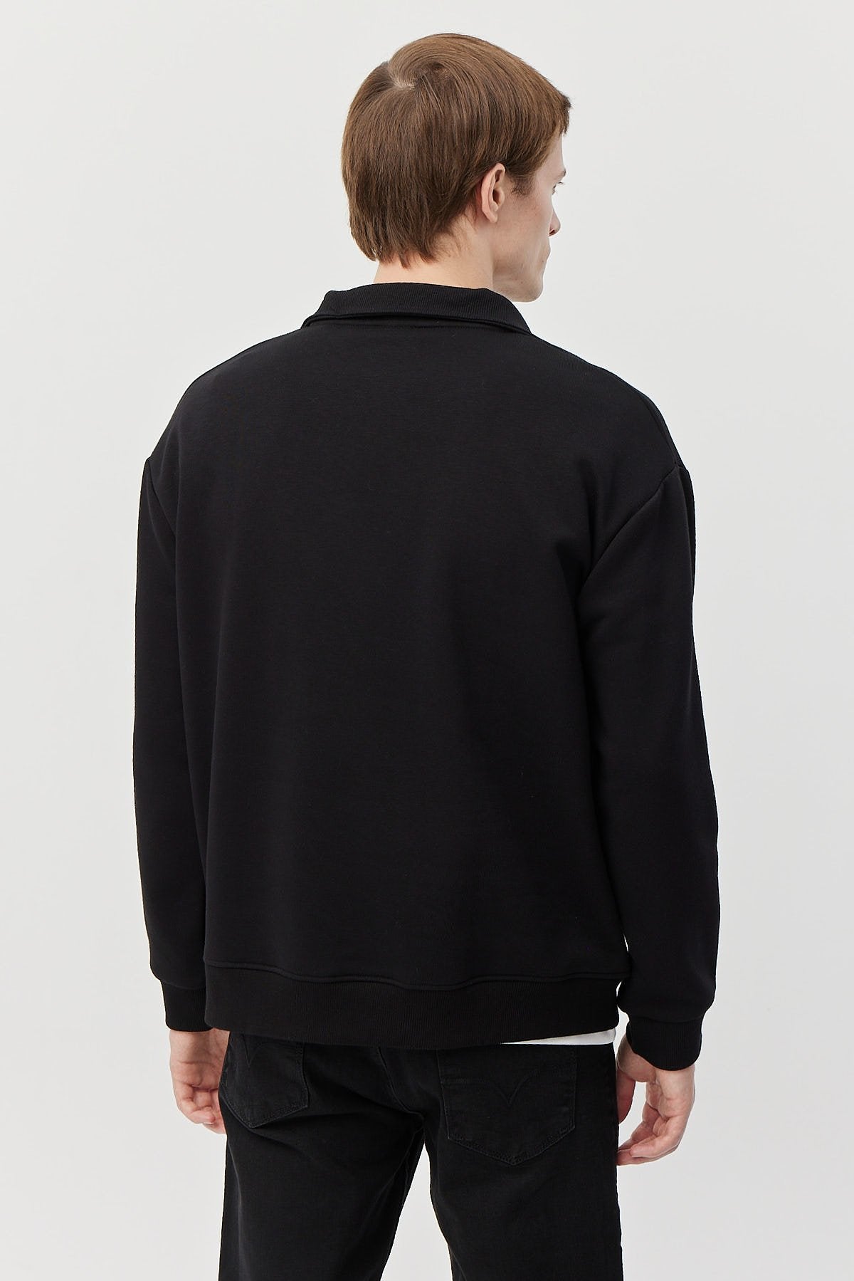Men's Zippered Sweat Top