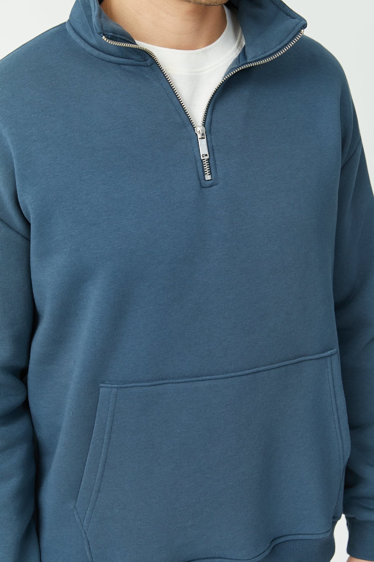 Half-Zipped Sweat Top