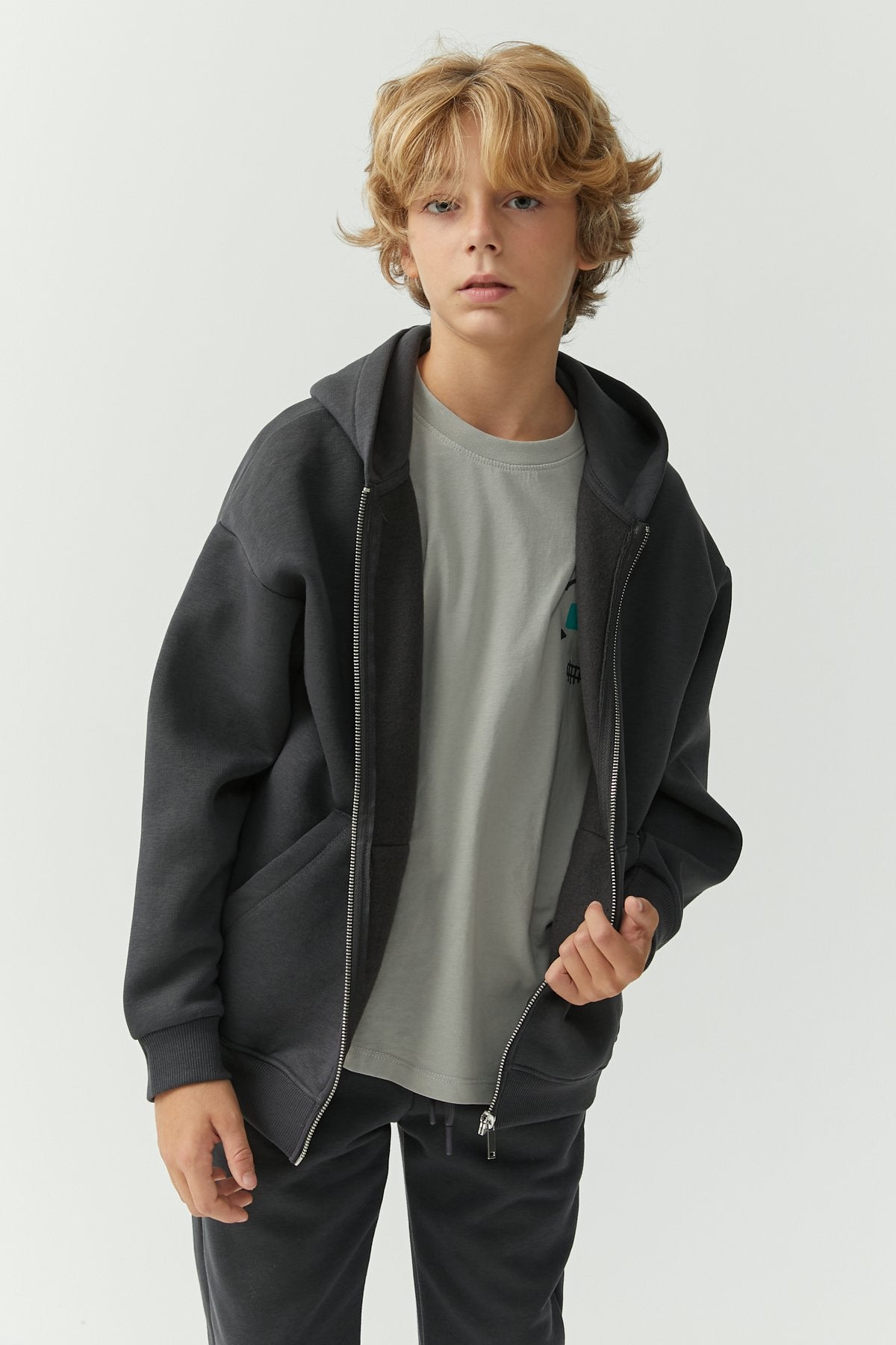 Boy's Hooded Sweat Top