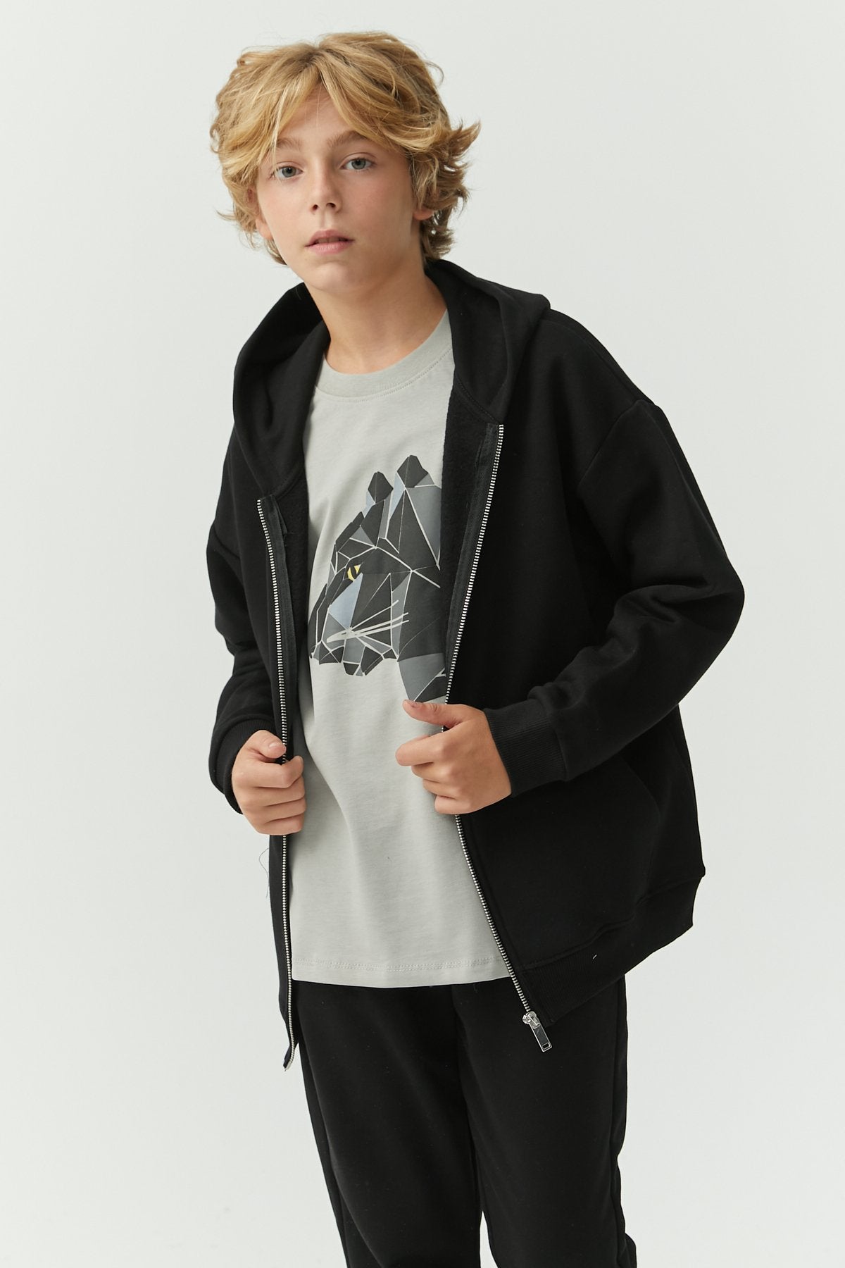 Boy's Hooded Sweat Top