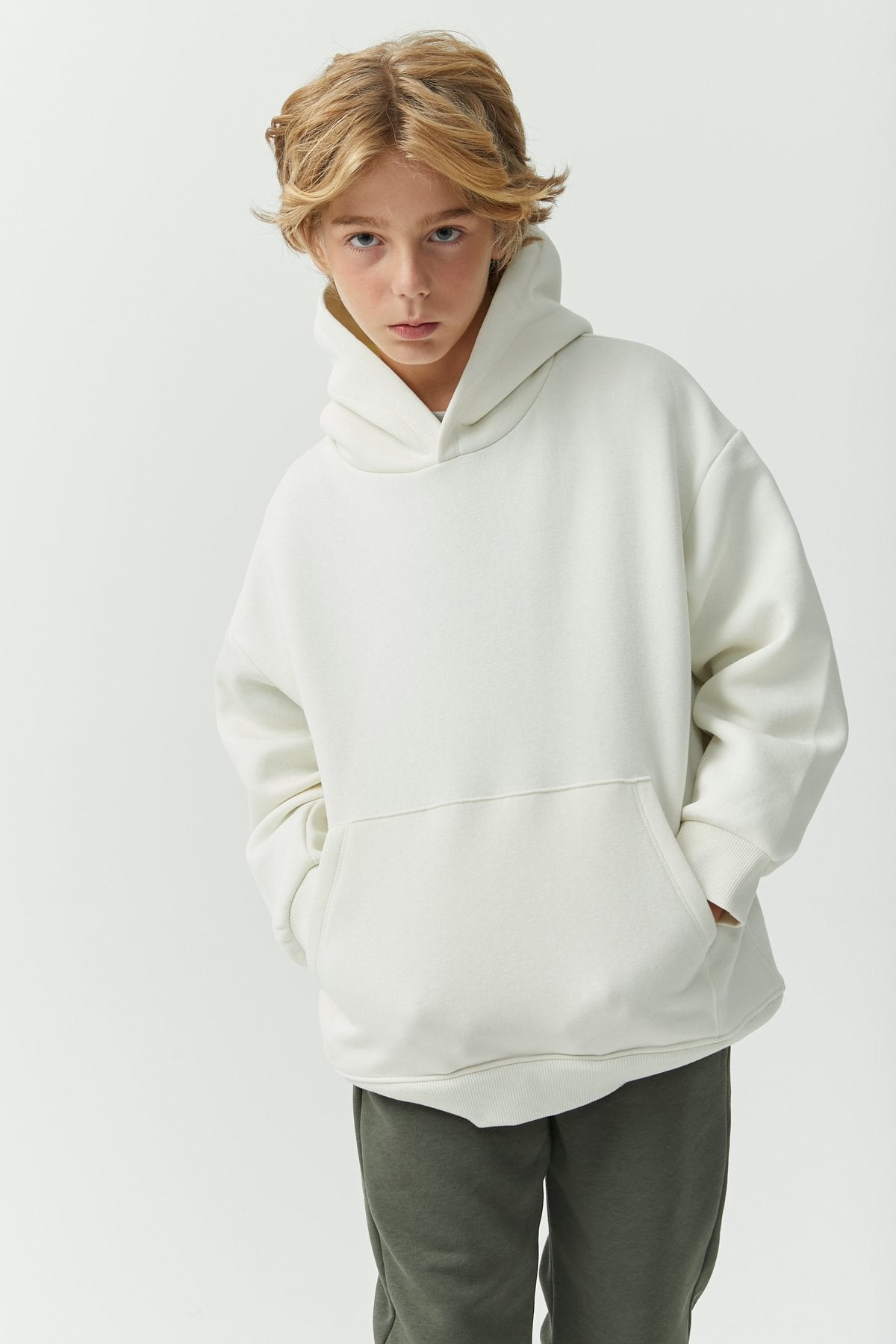 Boy's Oversize Hooded Sweat Top