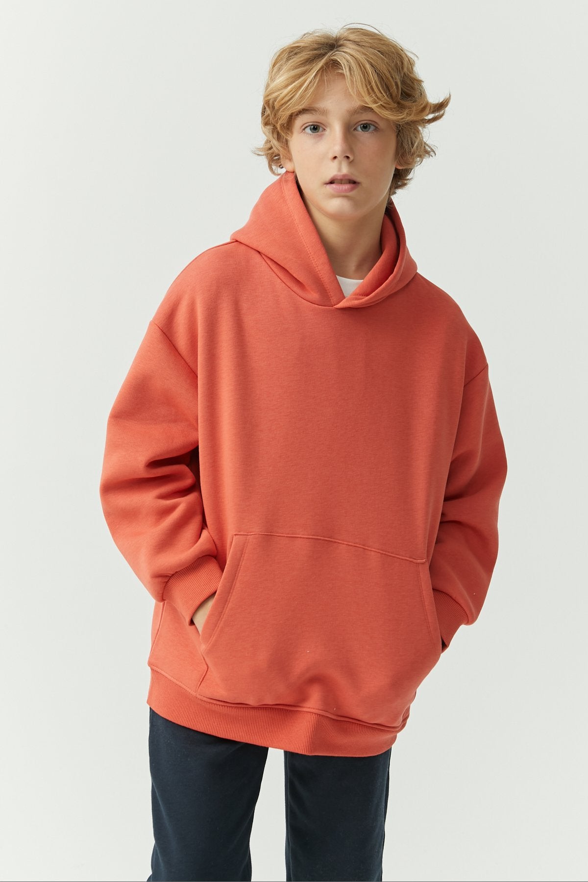 Boy's Oversize Hooded Sweat Top