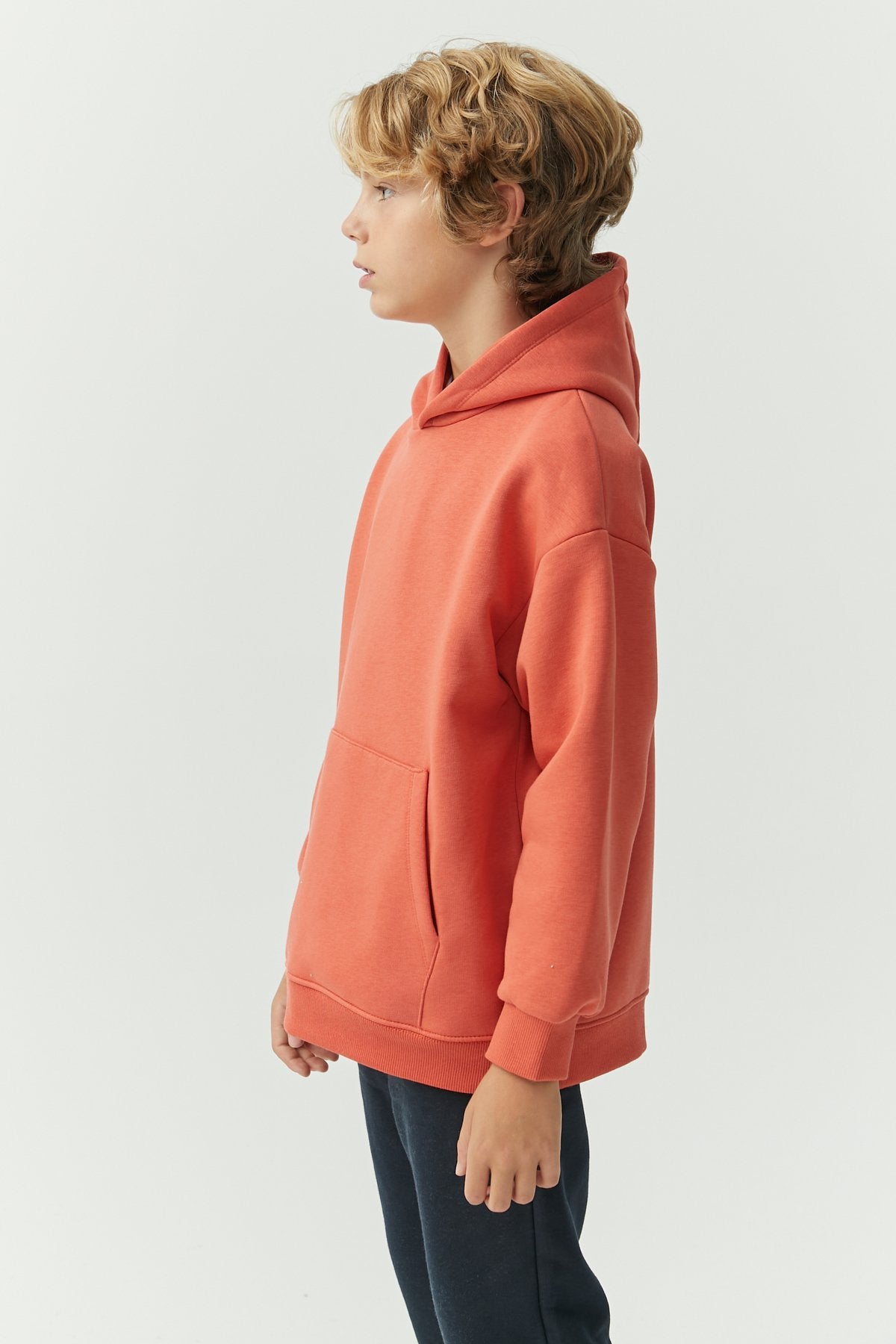 Boy's Oversize Hooded Sweat Top