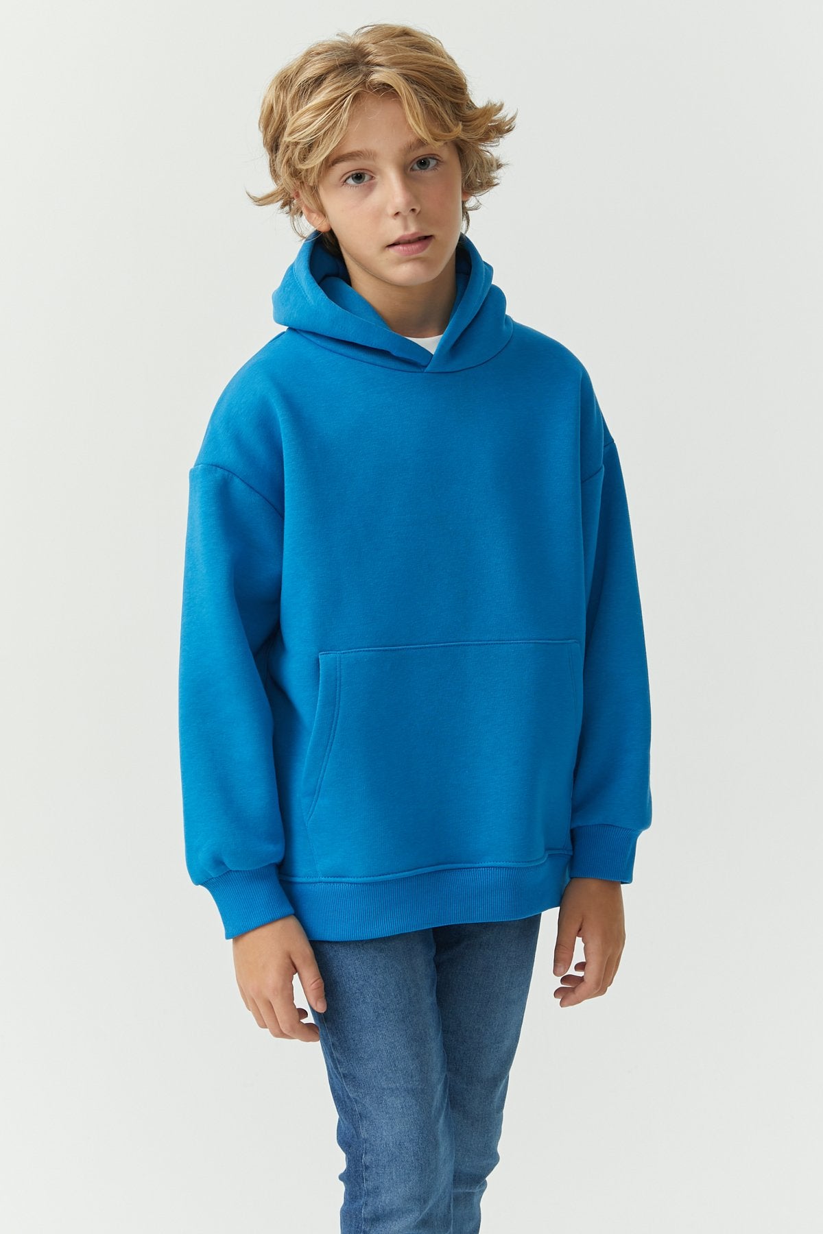 Boy's Oversize Hooded Sweat Top