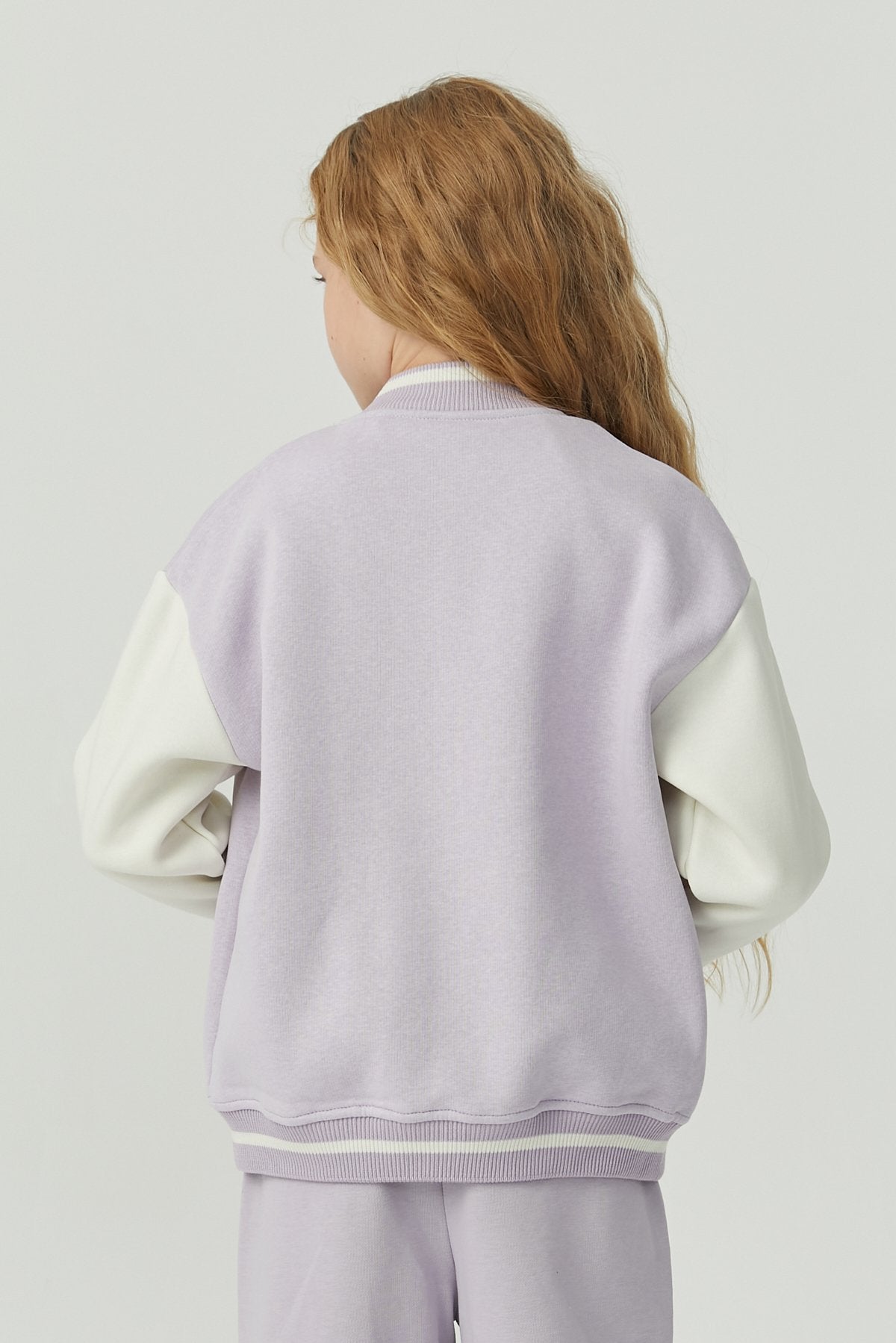 Girls' Printed College Jacket