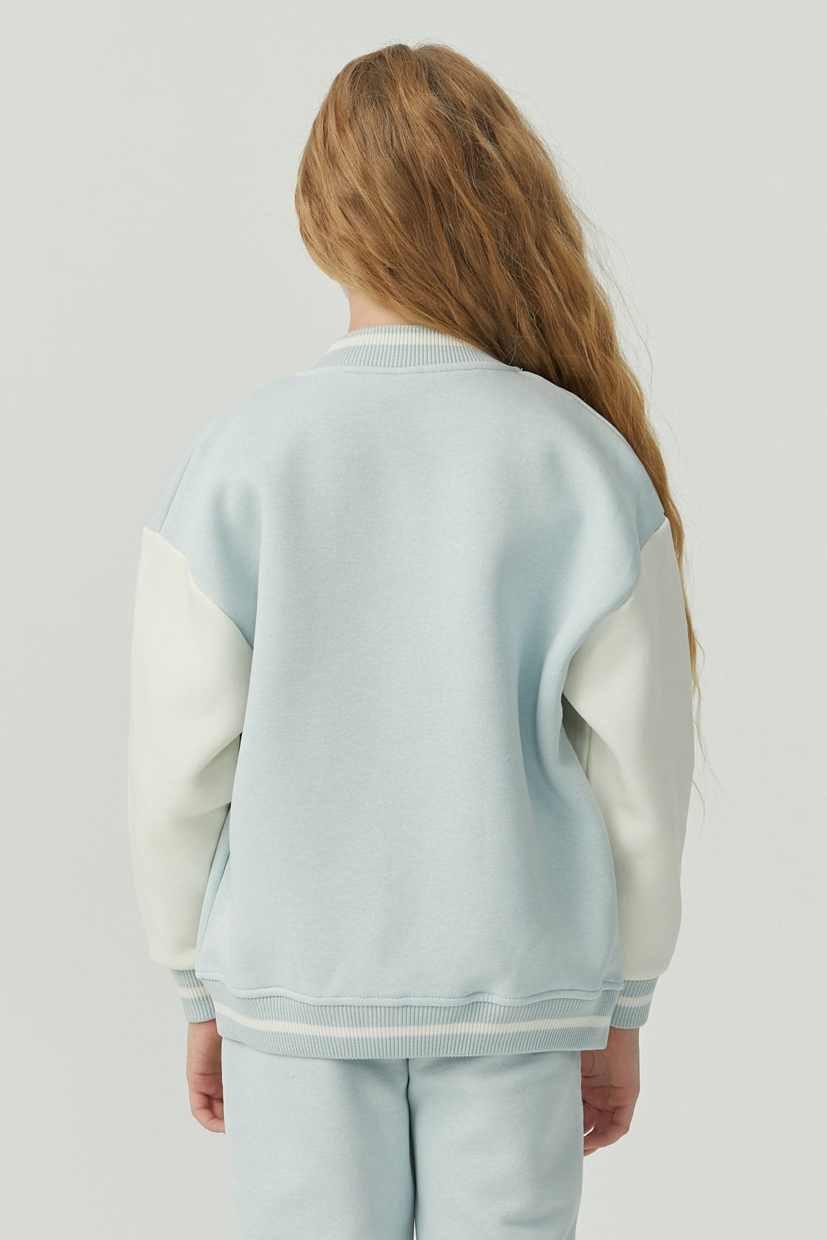 Girls' Printed College Jacket