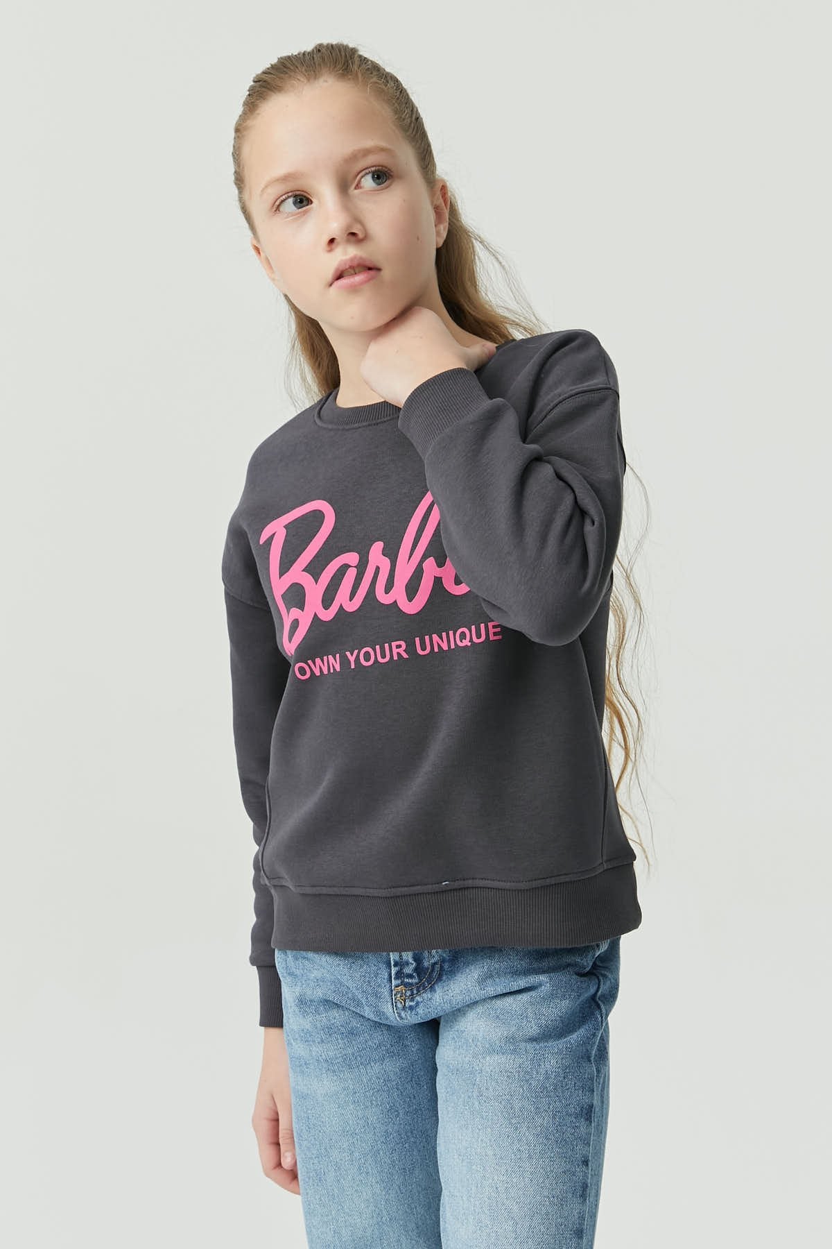 Girl's Basic Sweat Top